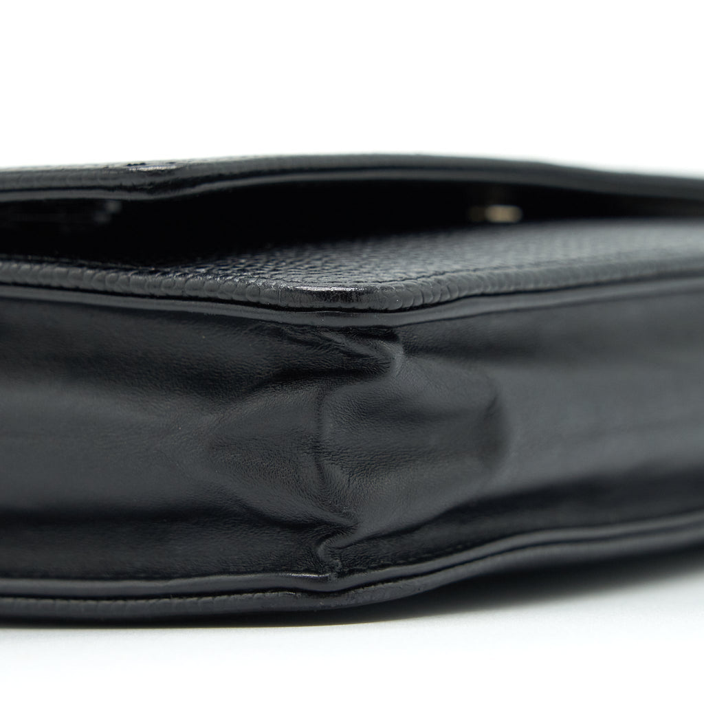 CHANEL WALLET ON CHAIN CAVIAR BLACK SHW