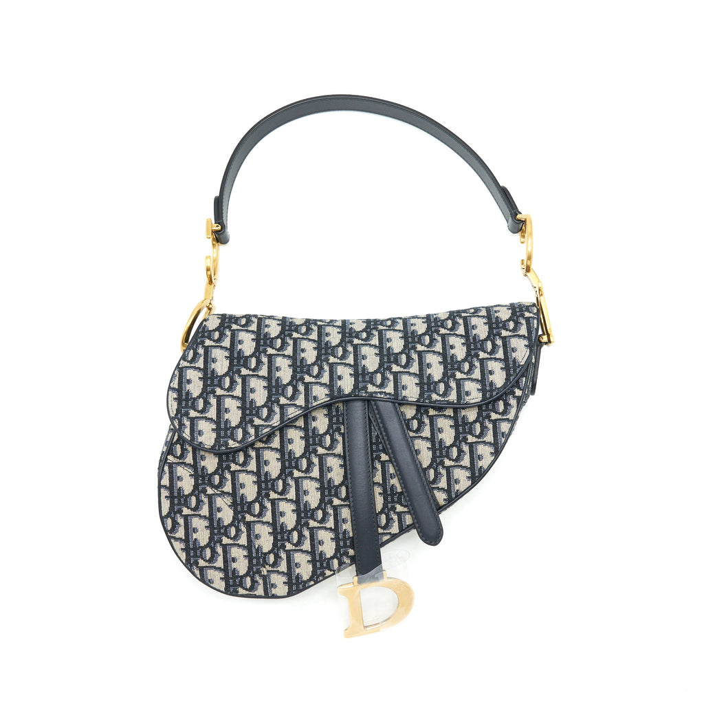 DIOR MEDIUM SADDLE BAG OBLIQUE GHW