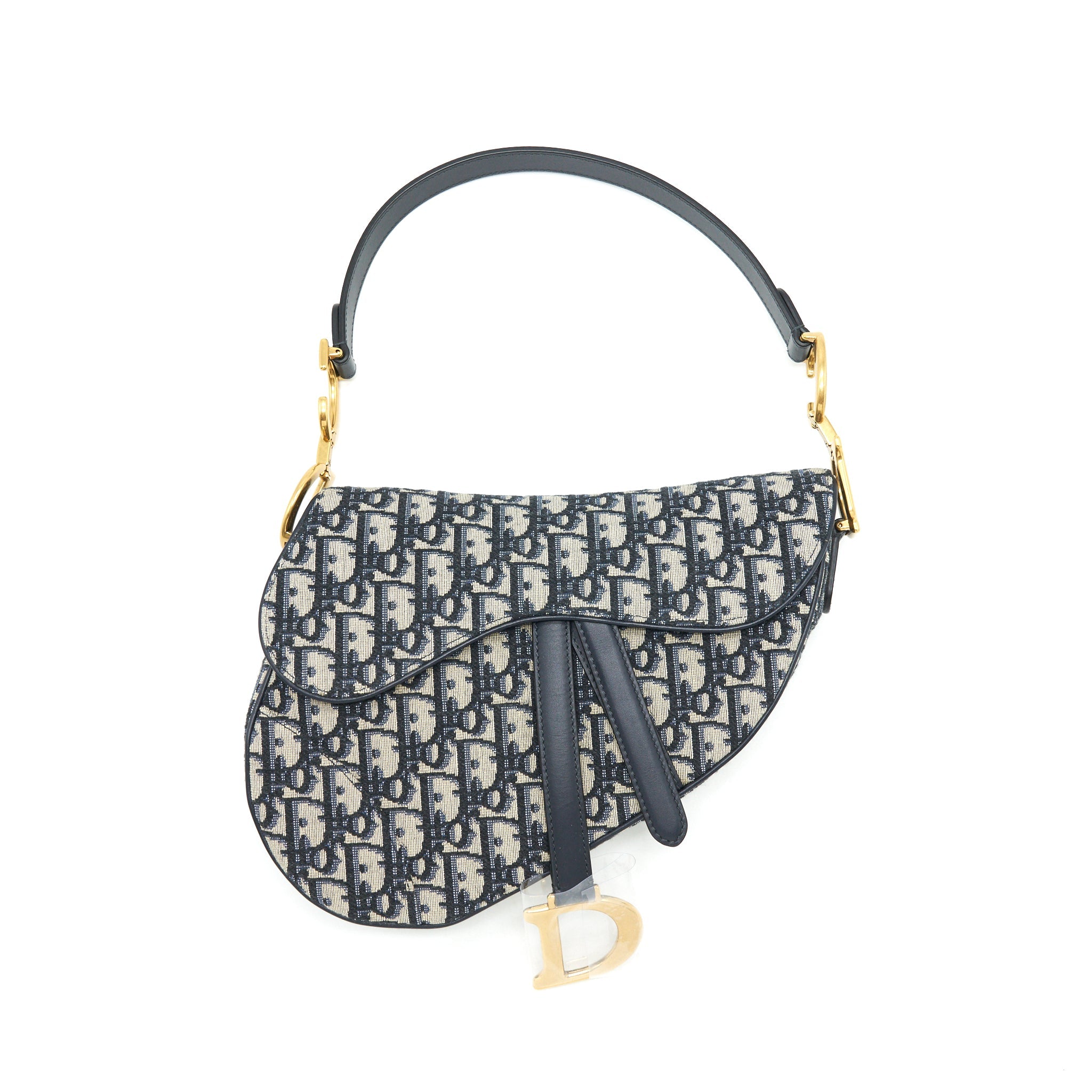 DIOR MEDIUM SADDLE BAG OBLIQUE GHW