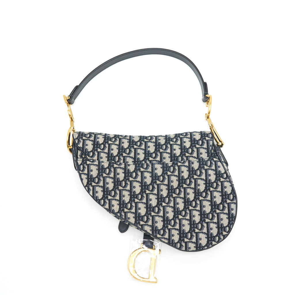 DIOR MEDIUM SADDLE BAG OBLIQUE GHW