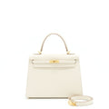 HERMES KELLY 25 SELLIER EPSOM CRAIE GHW