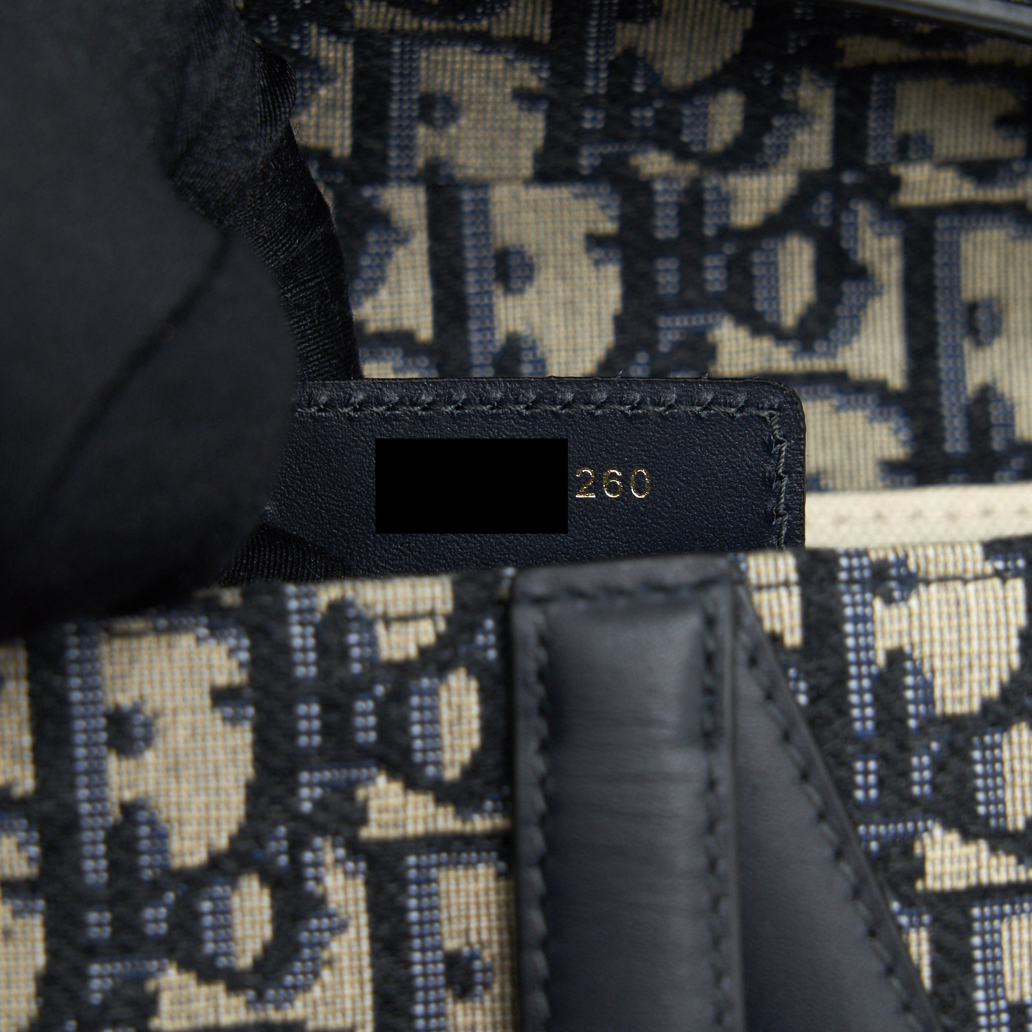 DIOR MEDIUM SADDLE BAG OBLIQUE GHW