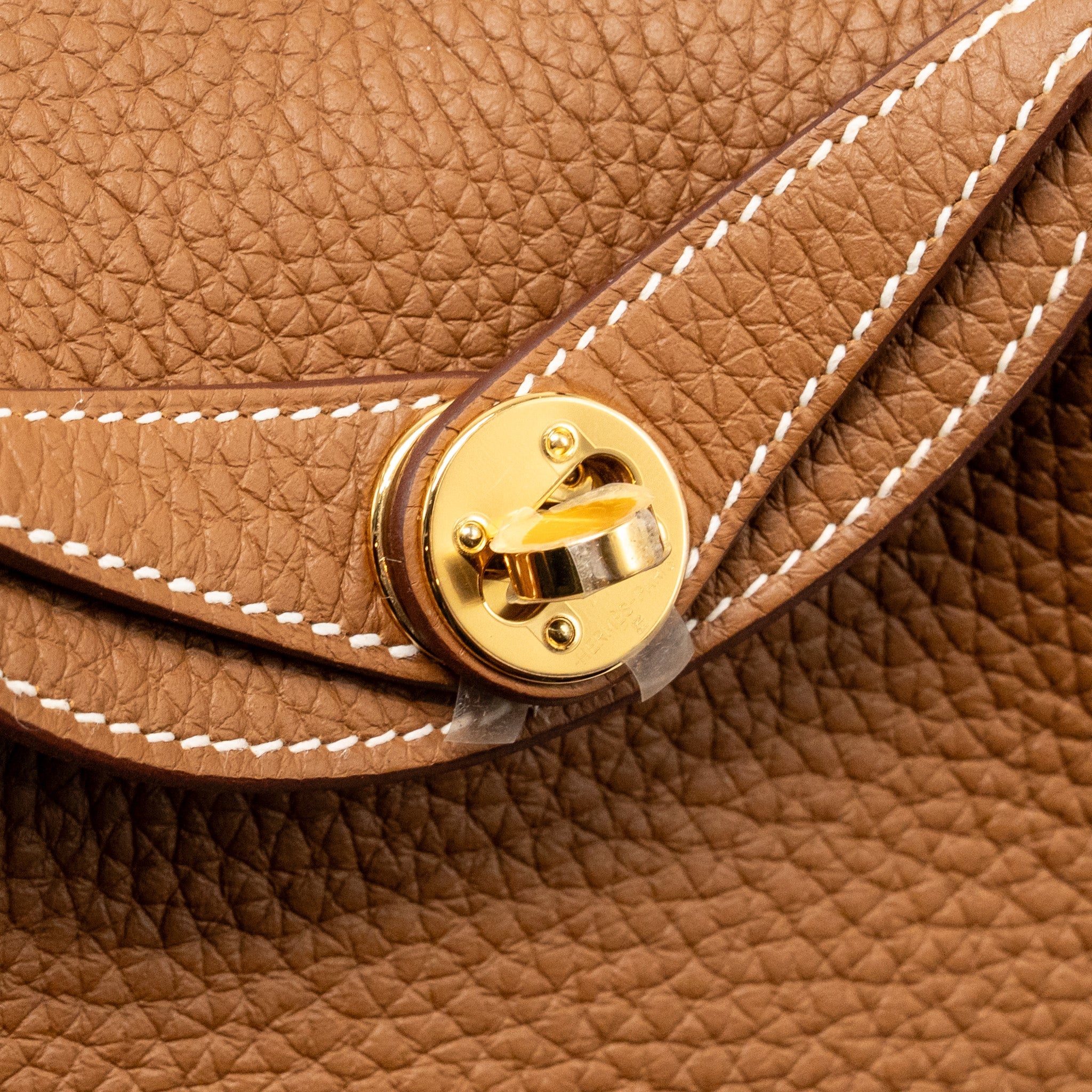 HERMES MINI LINDY II CLEMENCE GOLD GHW