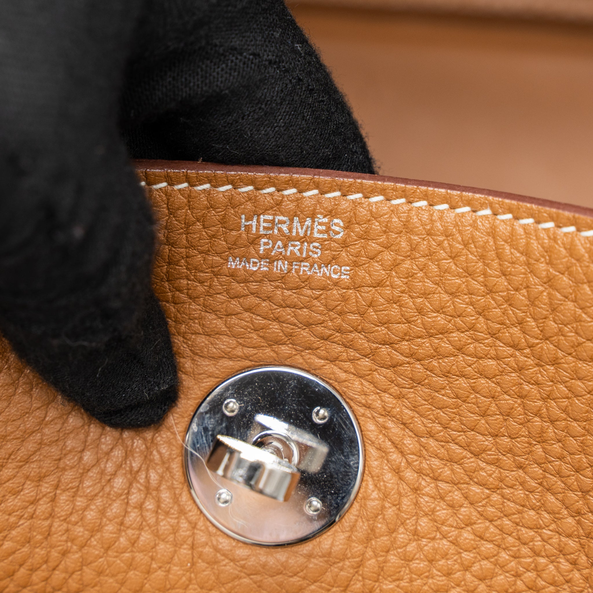 HERMES LINDY 30 CLEMENCE GOLD SHW