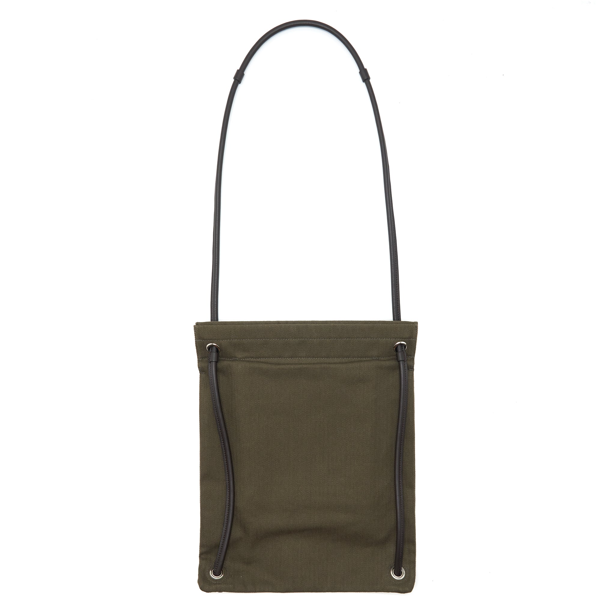 HERMES MALINE BAG KAKI/EBENE