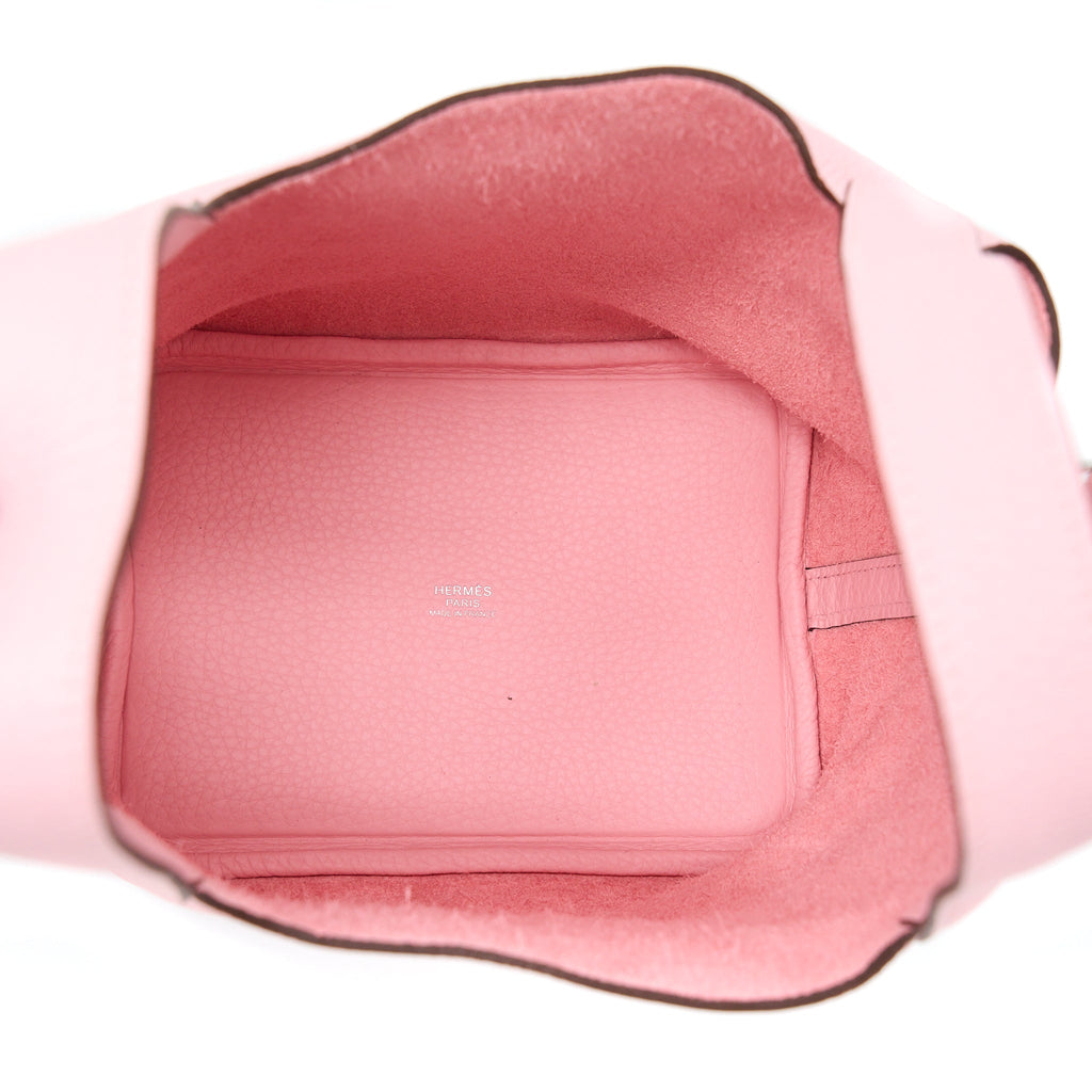 HERMES PICOTIN 18 LOCK BAG 3Q ROSE SAKURA SHW
