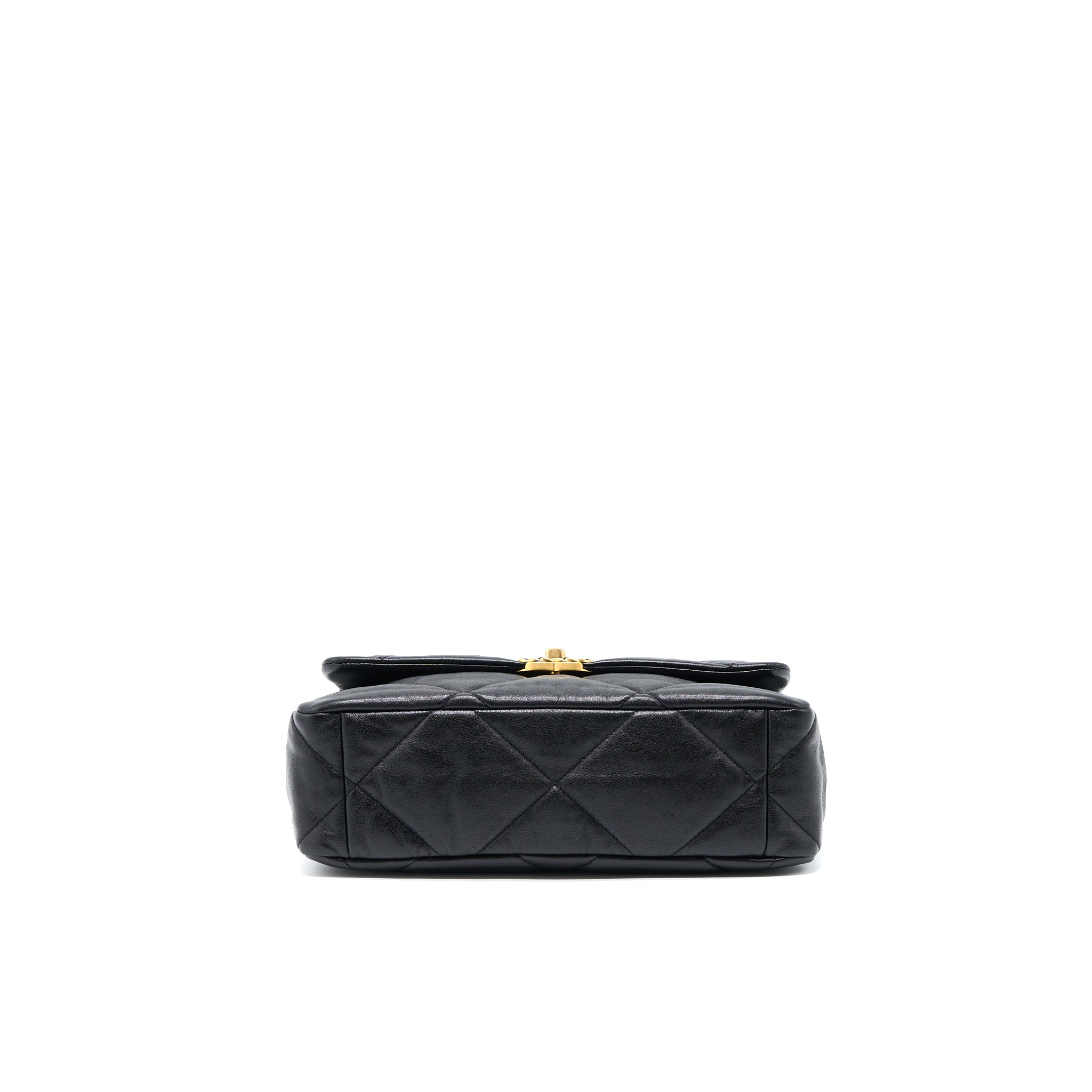 CHANEL MEDIUM 19 BAG GOATSKIN BLACK MULTICOLOUR HARDWARE