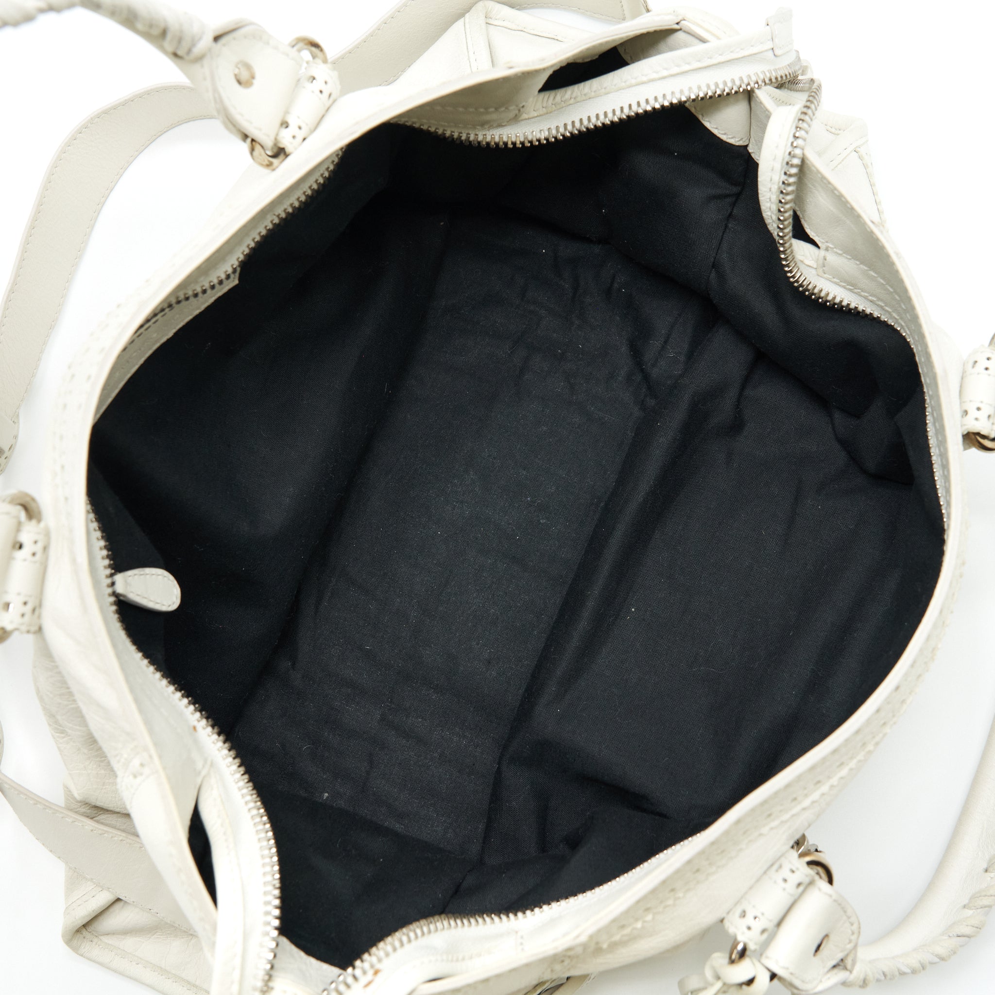 BALENCIAGA GIANT CITY BAG WHITE SHW
