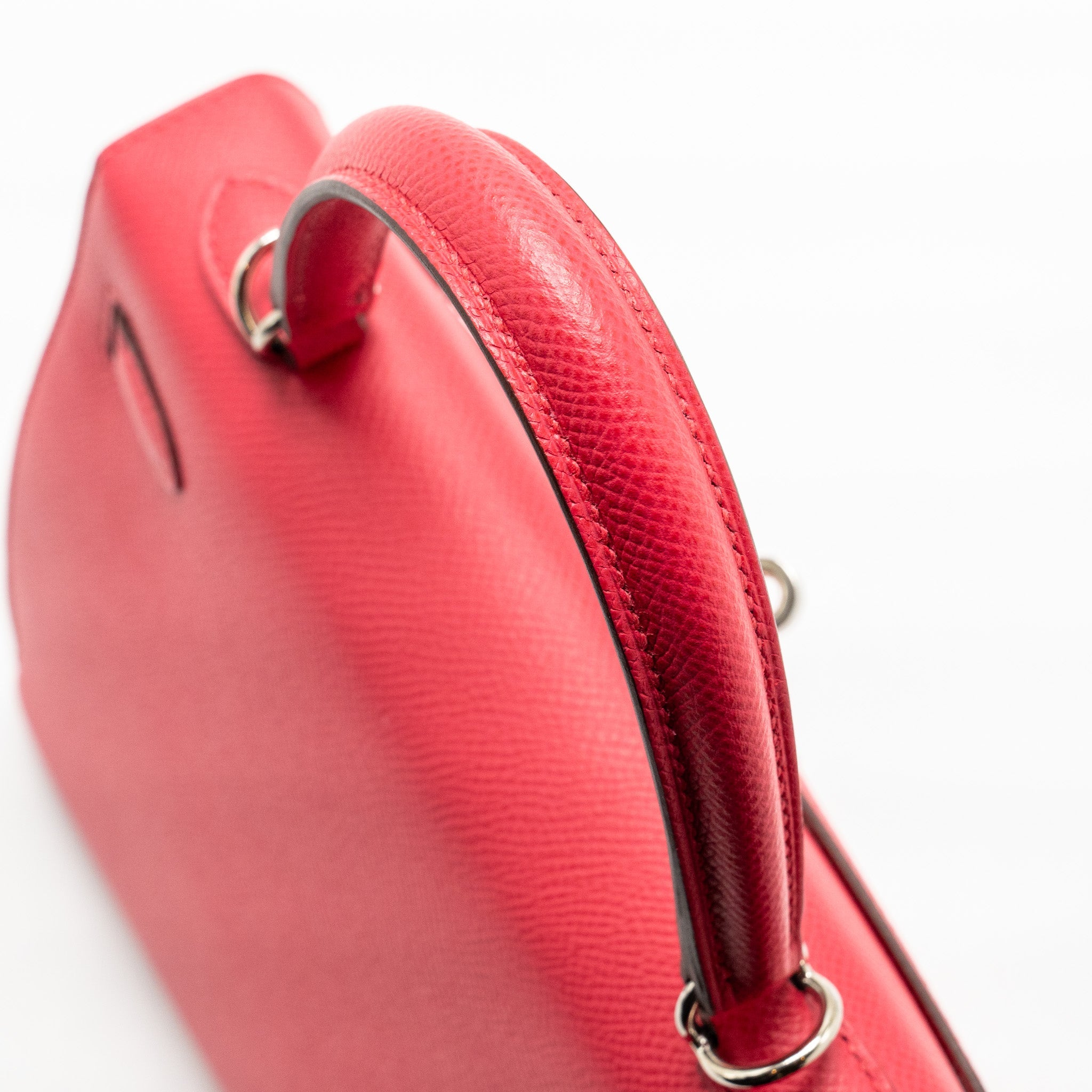 HERMES KELLY 25 SELLIER EPSOM ROSE EXTREME SHW