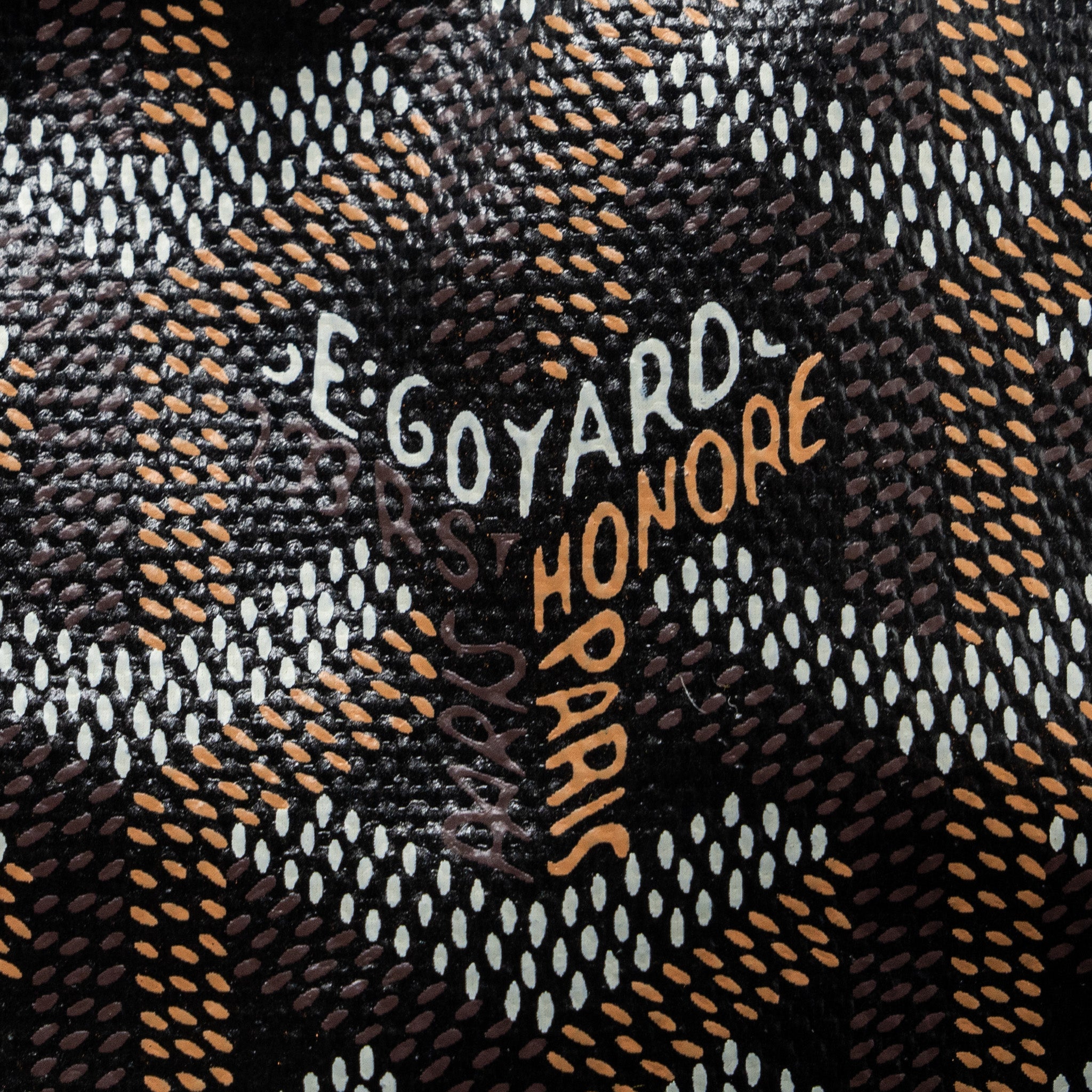 GOYARD SAINT LOUIS PM TOTE BAG GOYARDINE CANVAS BLACK / MULTICOLOR