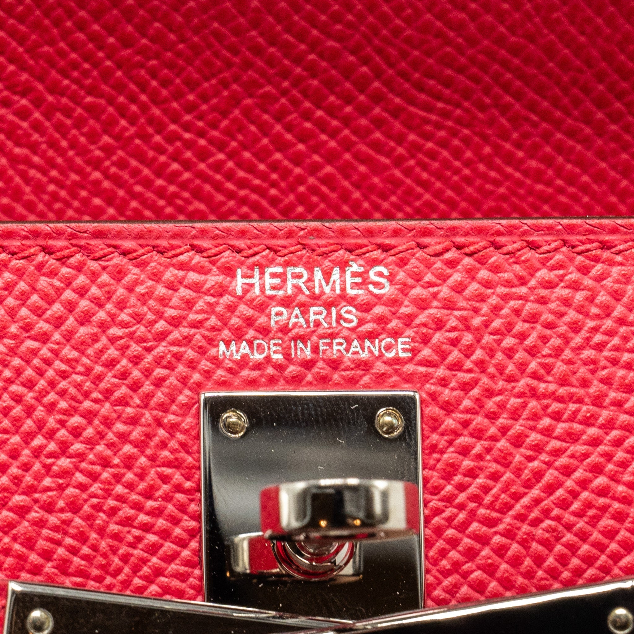 HERMES KELLY 25 SELLIER EPSOM ROSE EXTREME SHW