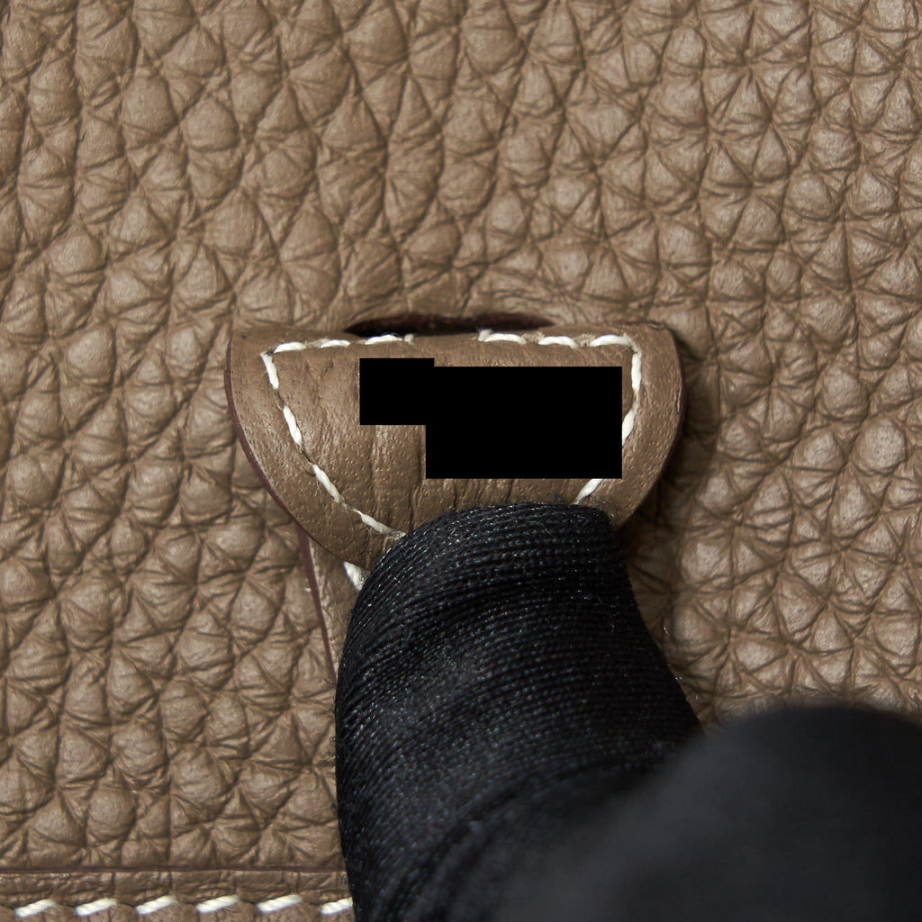 HERMÈS MINI EVELYNE ETOUPE WITH SHW