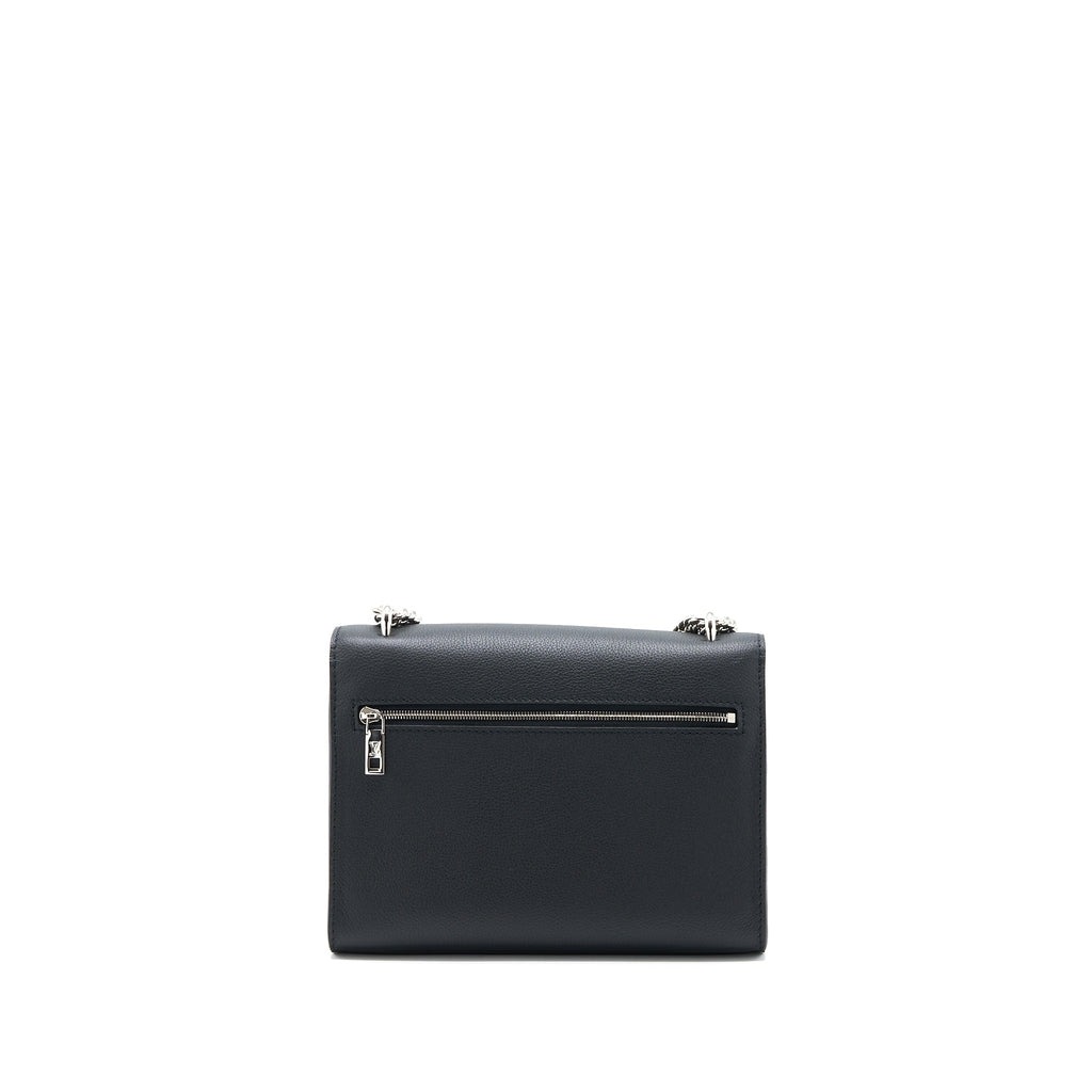 LOUIS VUITTON MYLOCKME SATCHEL CHAIN BAG CALFSKIN BLACK SHW