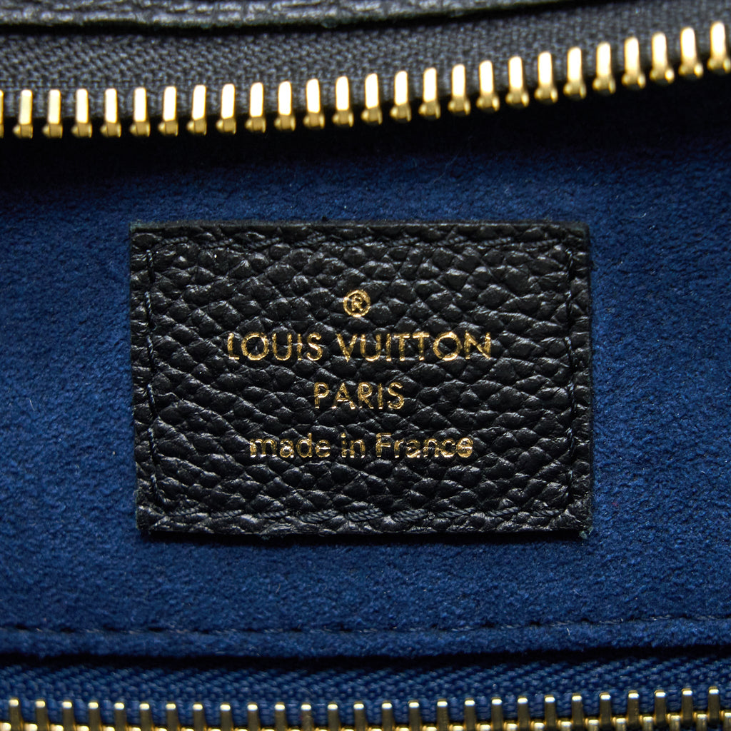 LOUIS VUITTON CARRYALL MM EMPREINTE BLACK GHW (NEW VERSION)