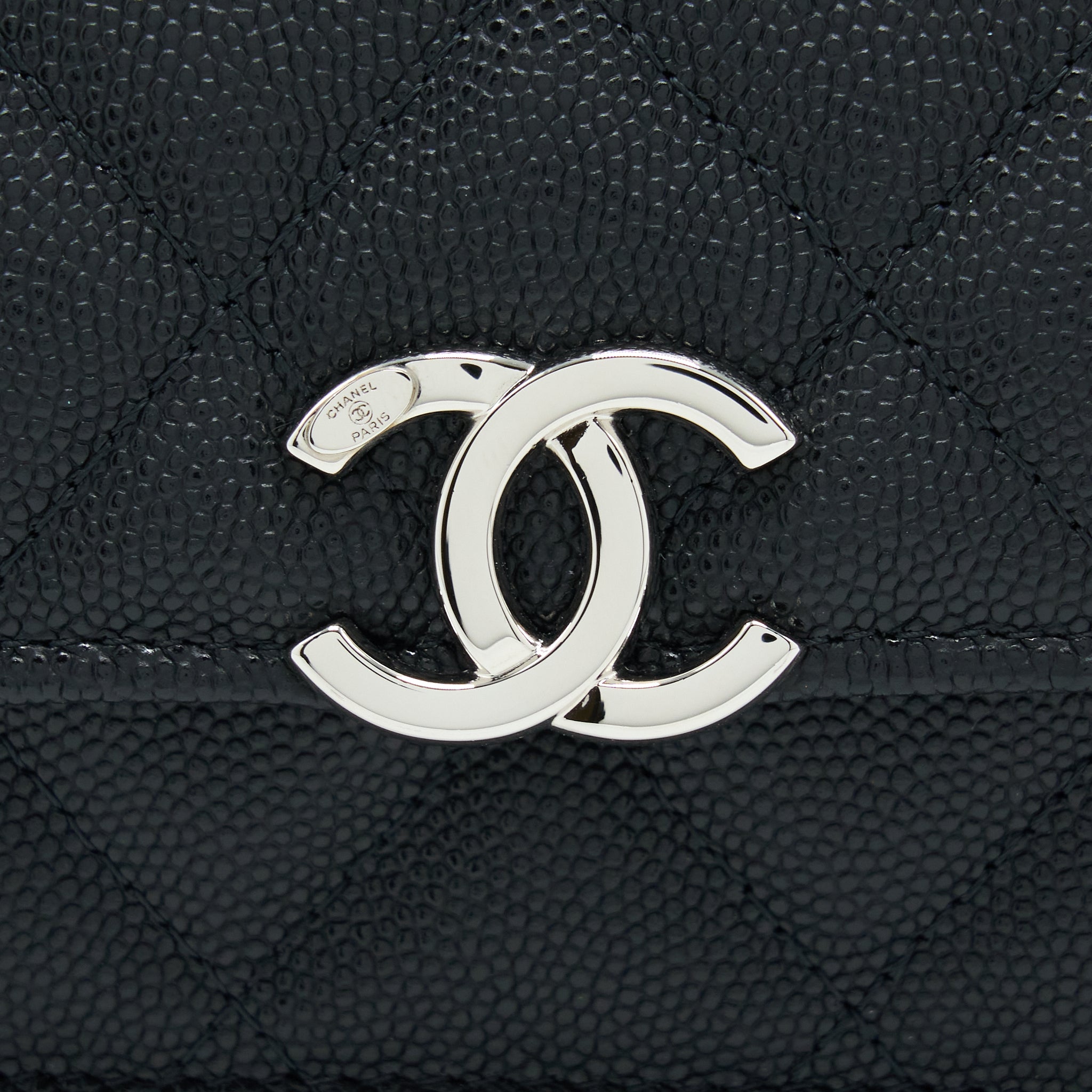 CHANEL CLUTCH WITH CHAIN CAVIAR BLACK SHW