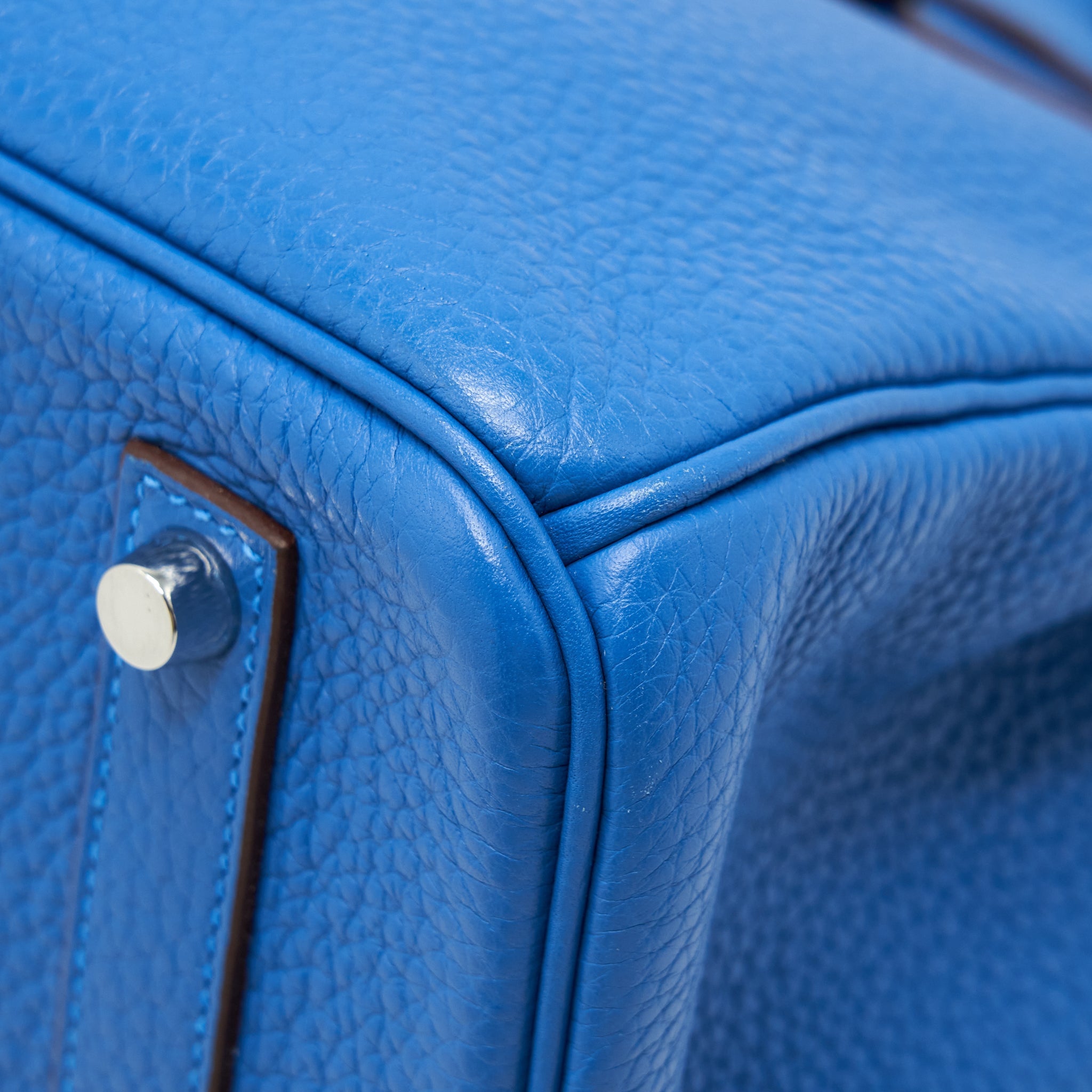 HERMES BIRKIN 35 TOGO 7W BLEU IZMIR SHW