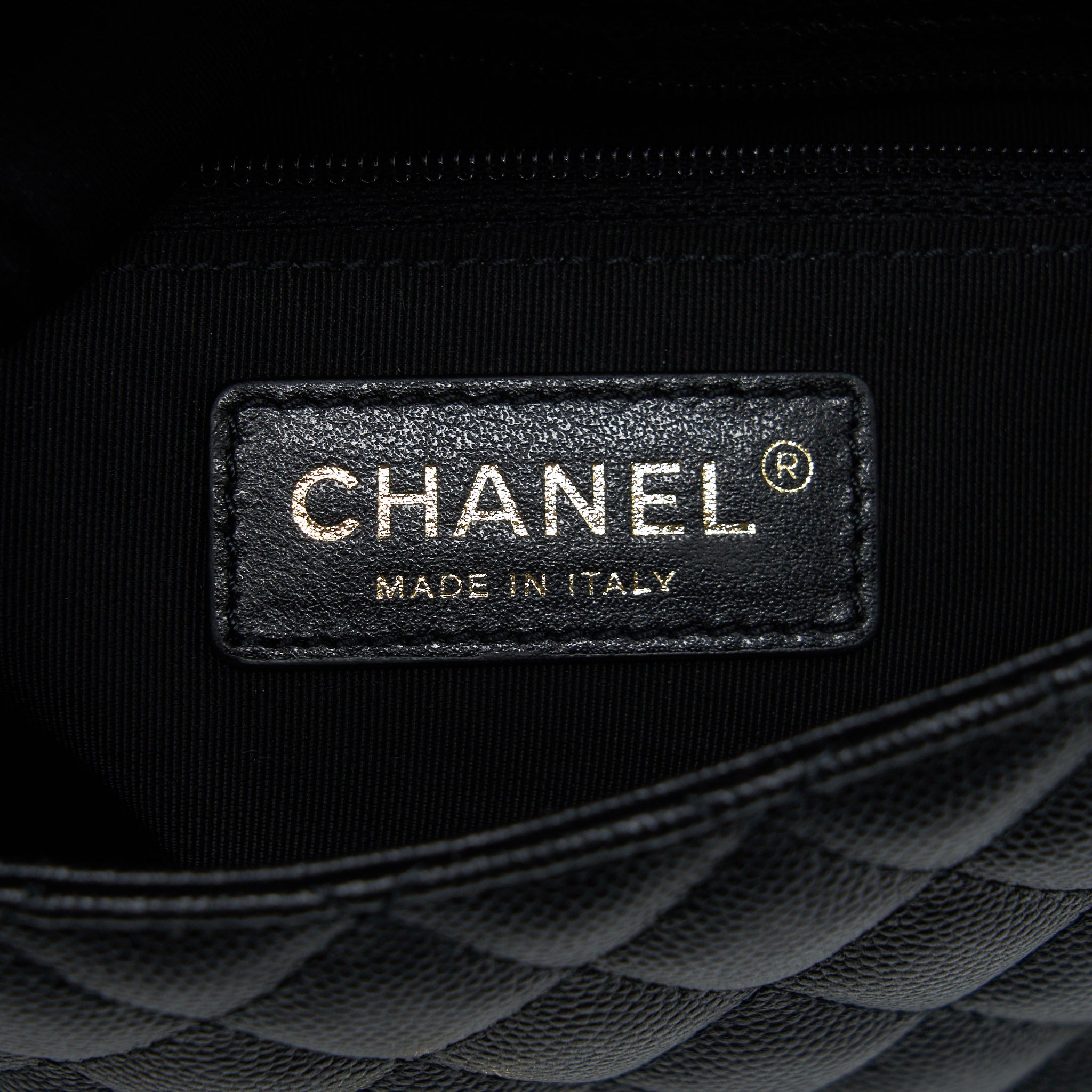 CHANEL FLAP CHAIN BAG BLACK LGHW