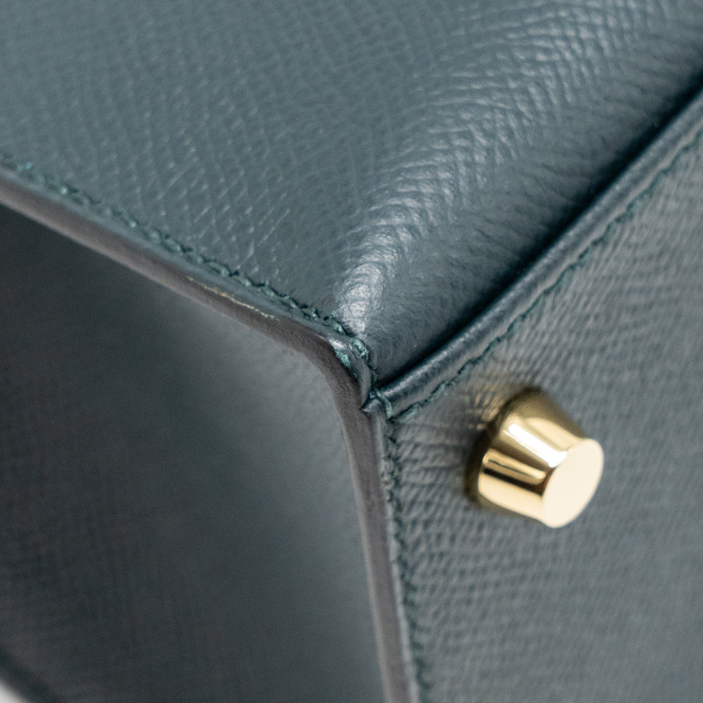 HERMES KELLY 25 EPSOM VERT CYPRESS GHW