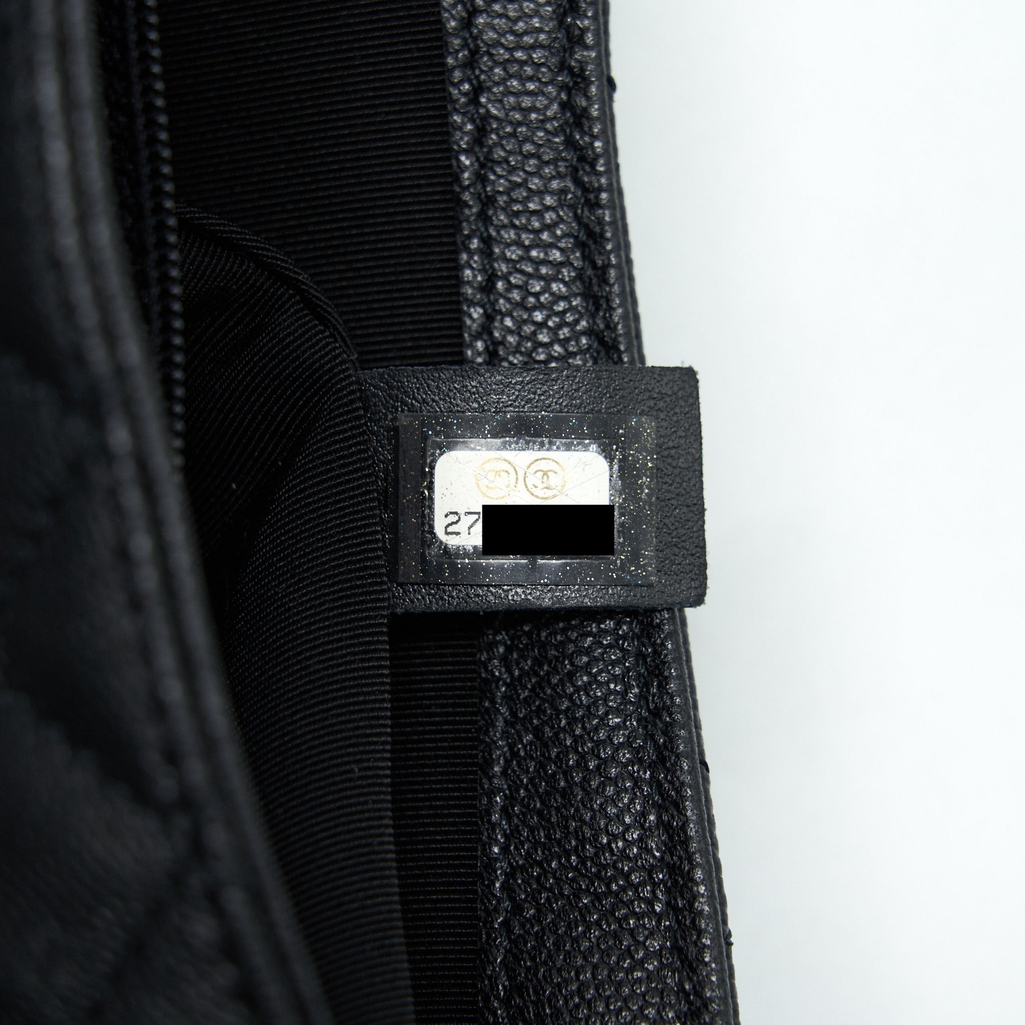 CHANEL FLAP CHAIN BAG BLACK LGHW