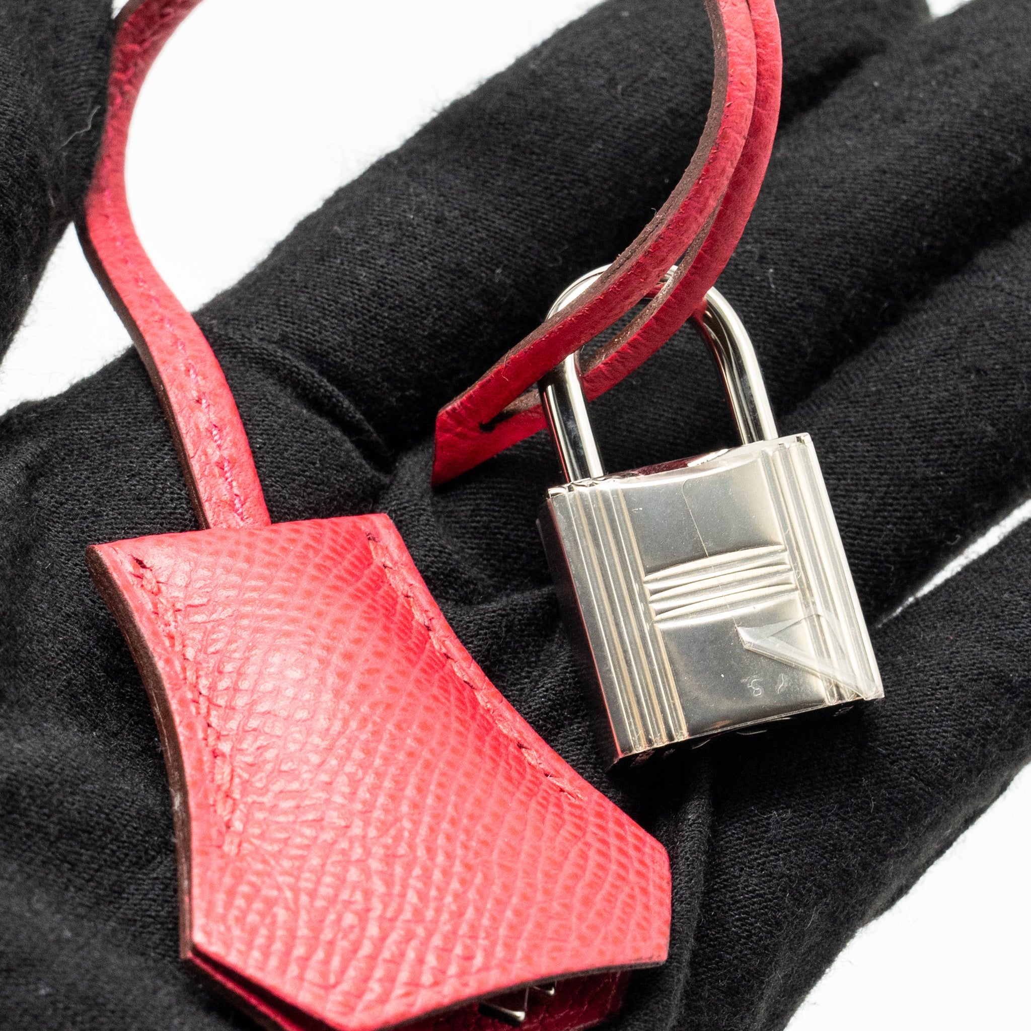 HERMES KELLY 25 SELLIER EPSOM ROSE EXTREME SHW