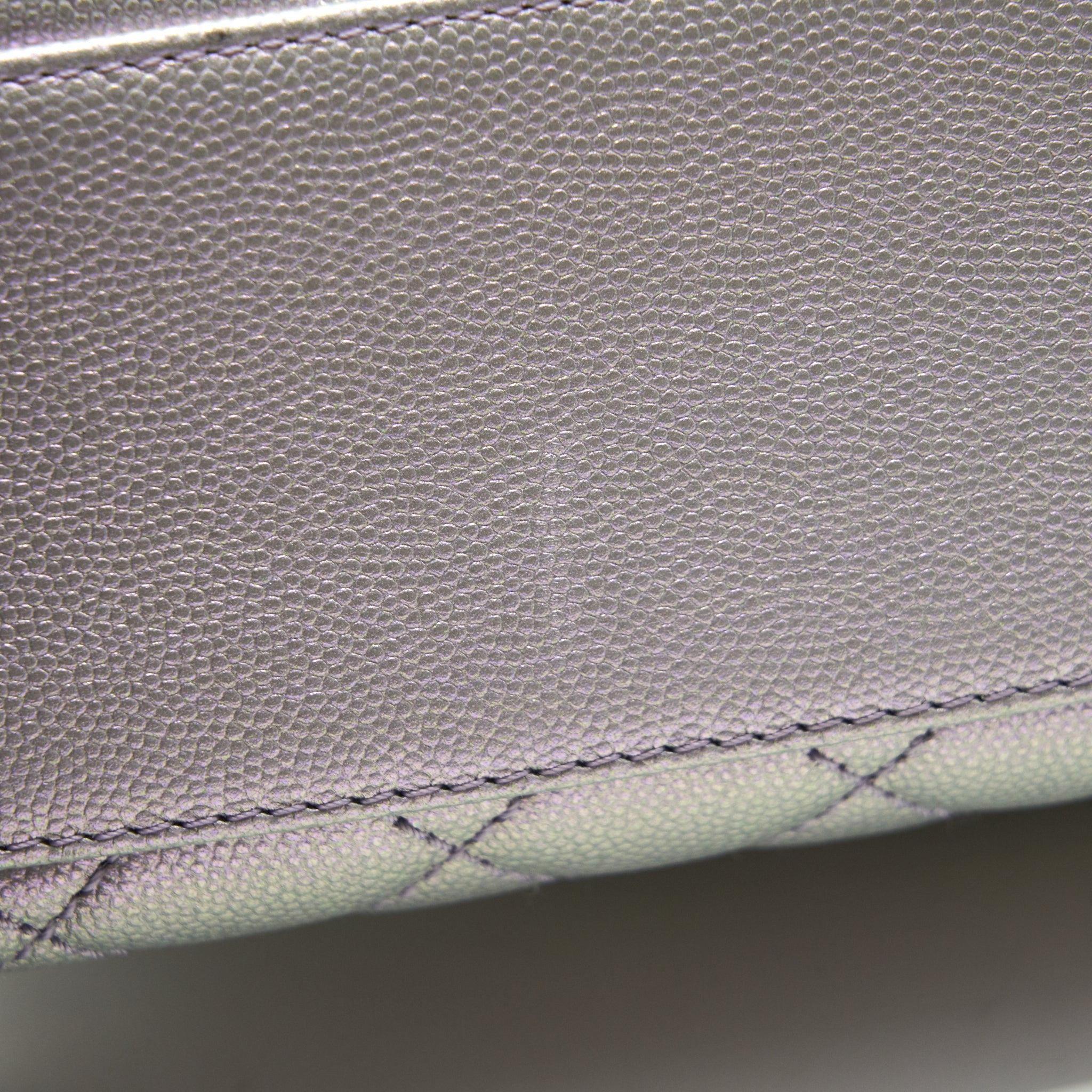 CHANEL 21K SMALL COCO HANDLE 24CM LILAC RAINBOW HARDWARE