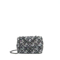 CHANEL MINI RECTANGULAR FLAP BAG SEQUINS MULTICOLOR BLACK HARDWARE