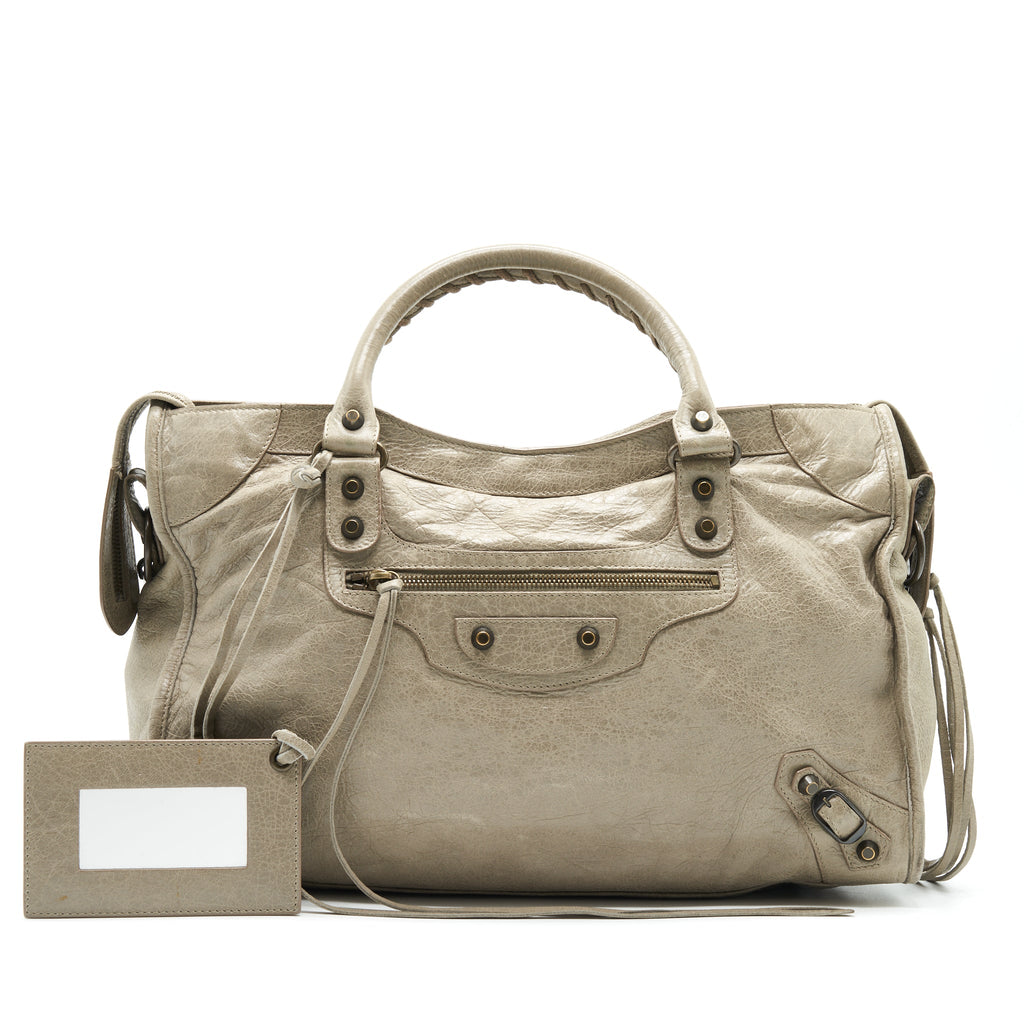 BALENCIAGA CLASSIC CITY BAG GREY