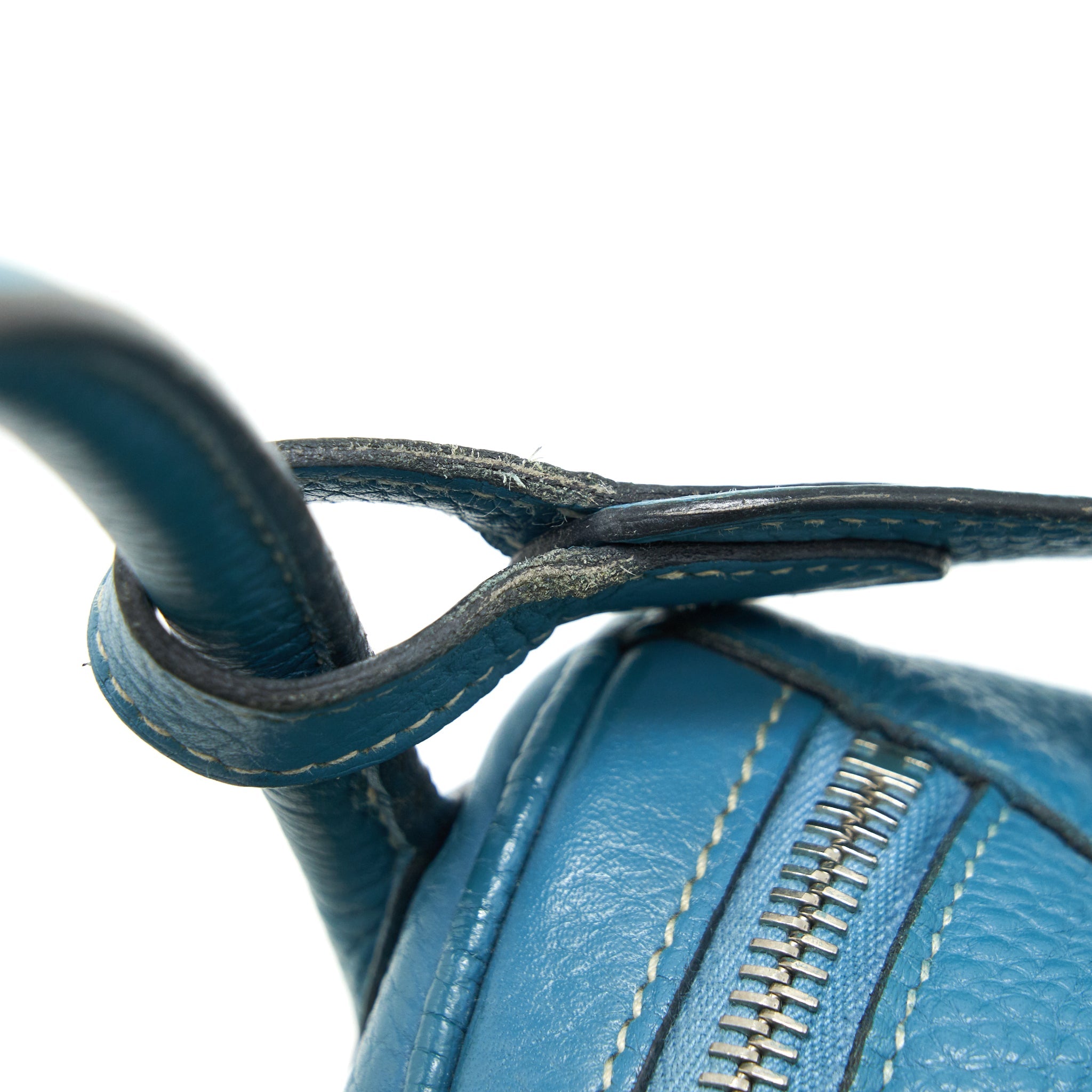 HERMES LINDY 30 BLUE JEAN SHW
