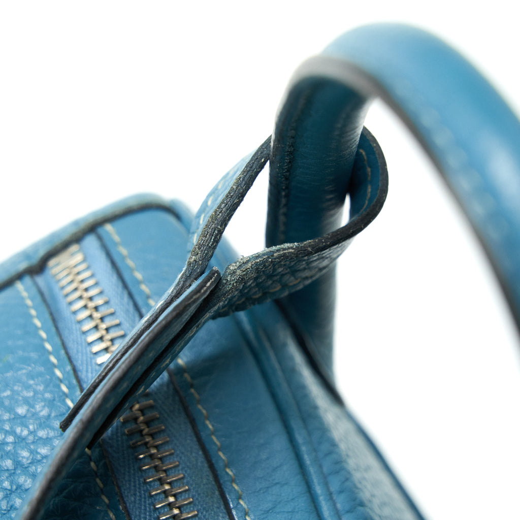 HERMES LINDY 30 BLUE JEAN SHW