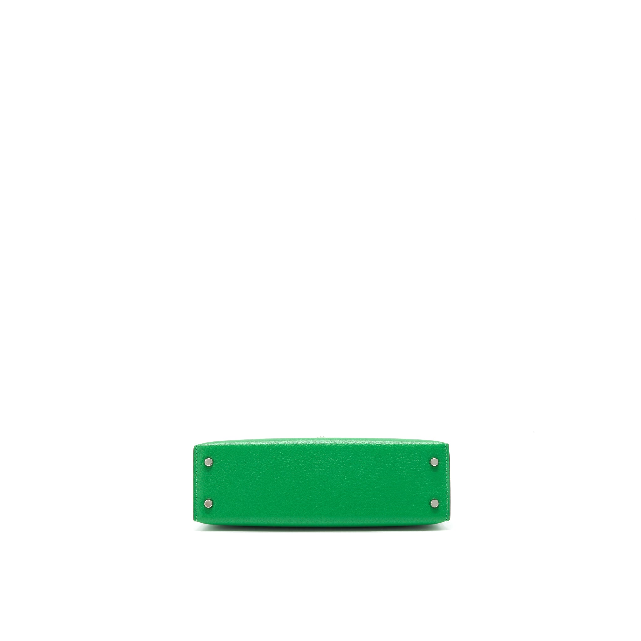 HERMES MINI KELLY 20CM CHEVRE 1K BAMBOU SHW