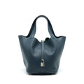 HERMES PICOTIN 22 VERT CYPRES CLEMENCE IN SHW