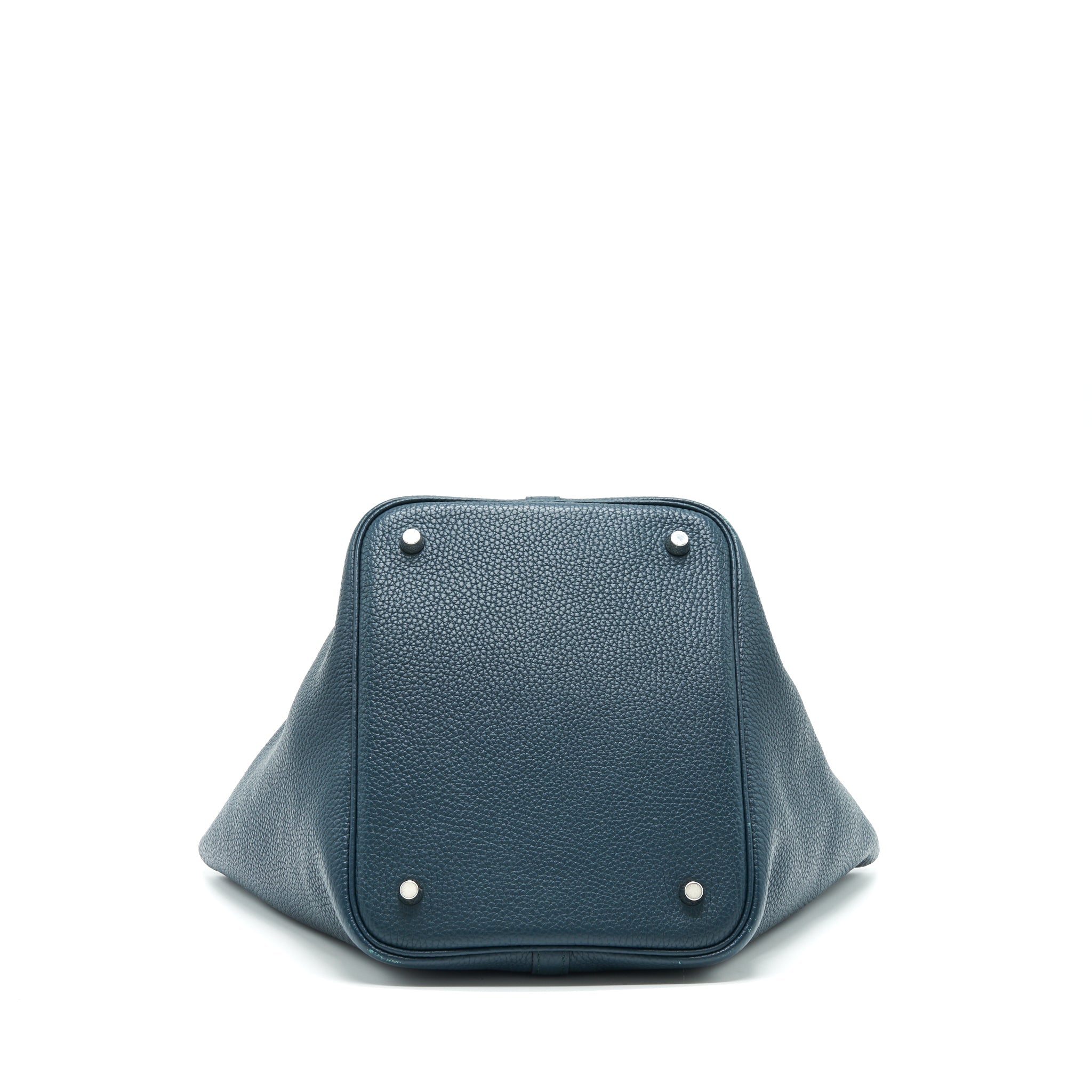 HERMES PICOTIN 22 VERT CYPRES CLEMENCE IN SHW