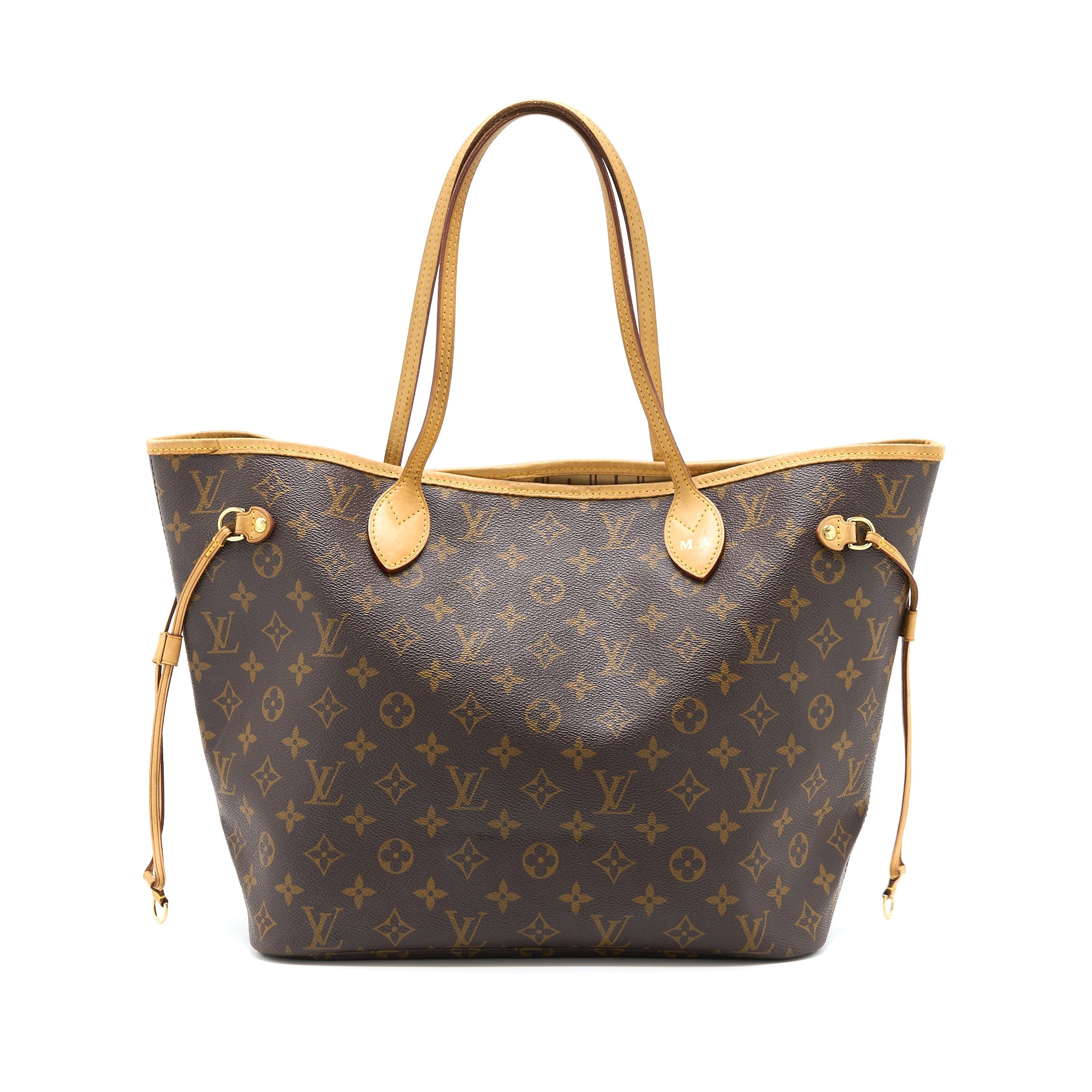 LOUIS VUITTON NEVERFULL MM MONOGRAM CANVAS GHW