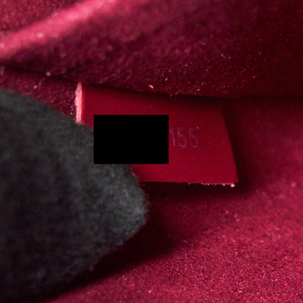 LOUIS VUITTON ALMA BB EPI DARK RED SHW