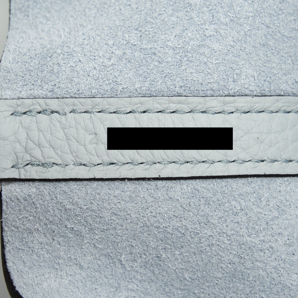 HERMES PICOTIN 18 LOCK BAG BLUE PALE SHW