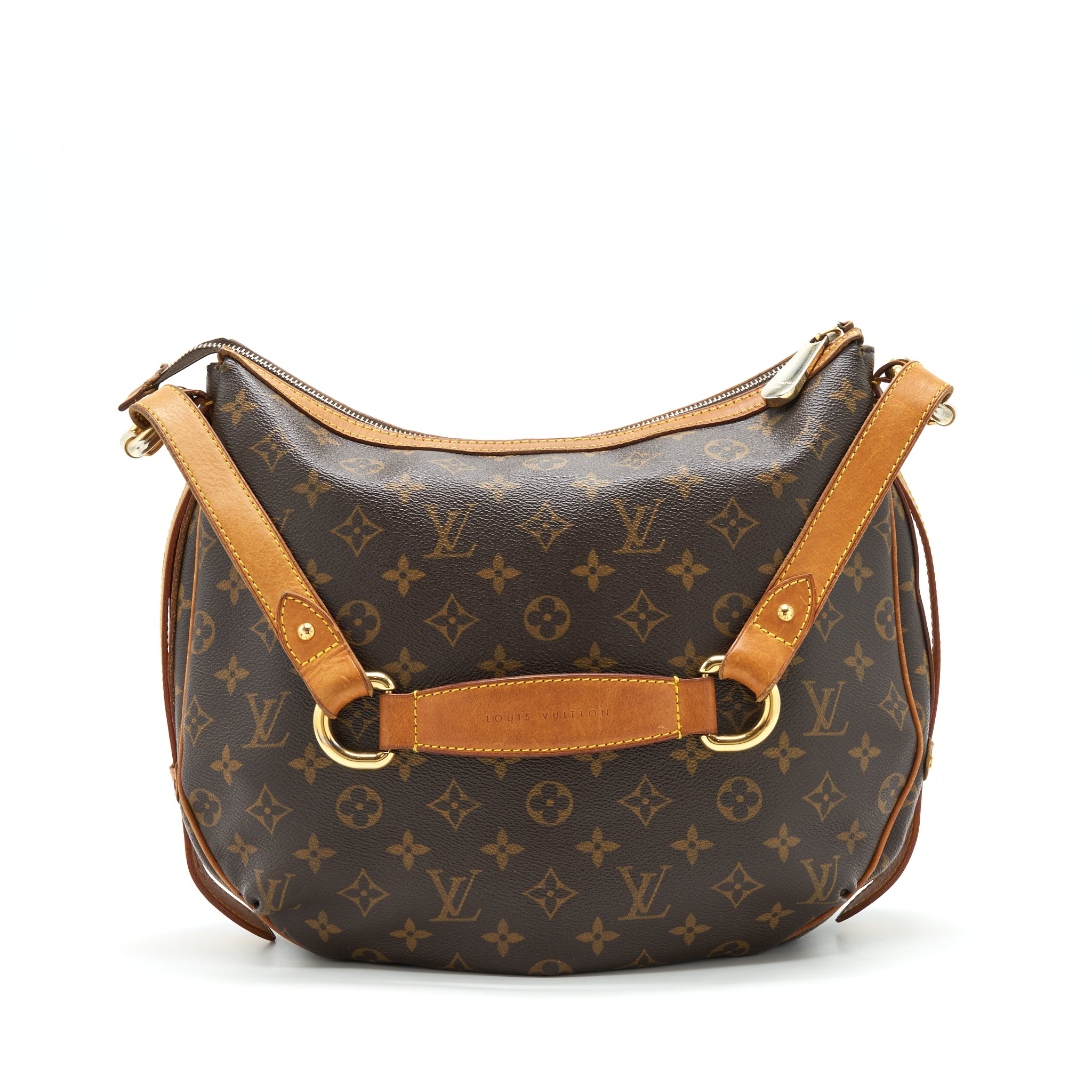 LOUIS VUITTON VINTAGE LARGE SHOULDER BAG MONOGRAM CANVAS GHW