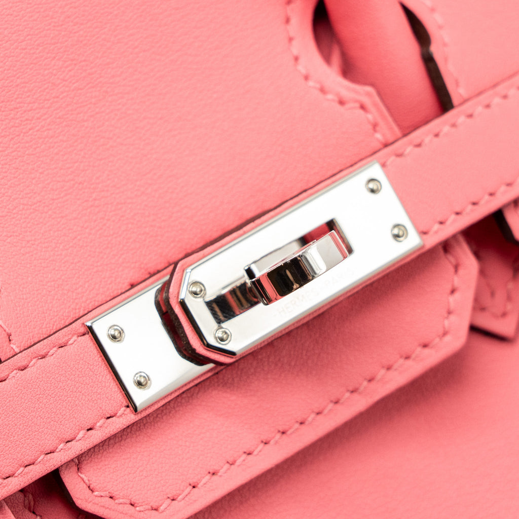 HERMES BIRKIN 25 SWIFT 8W ROSE AZALEE SHW