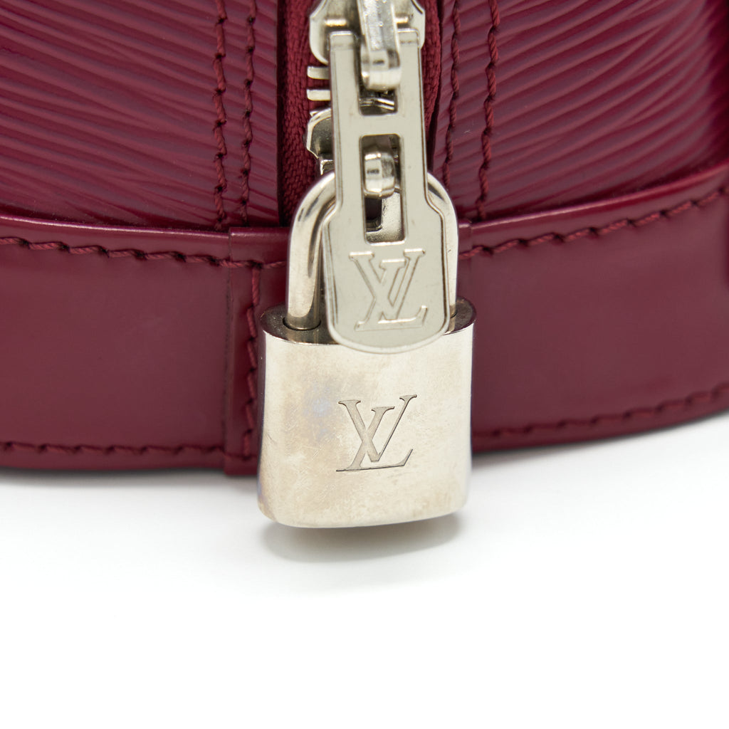 LOUIS VUITTON ALMA BB EPI DARK RED SHW