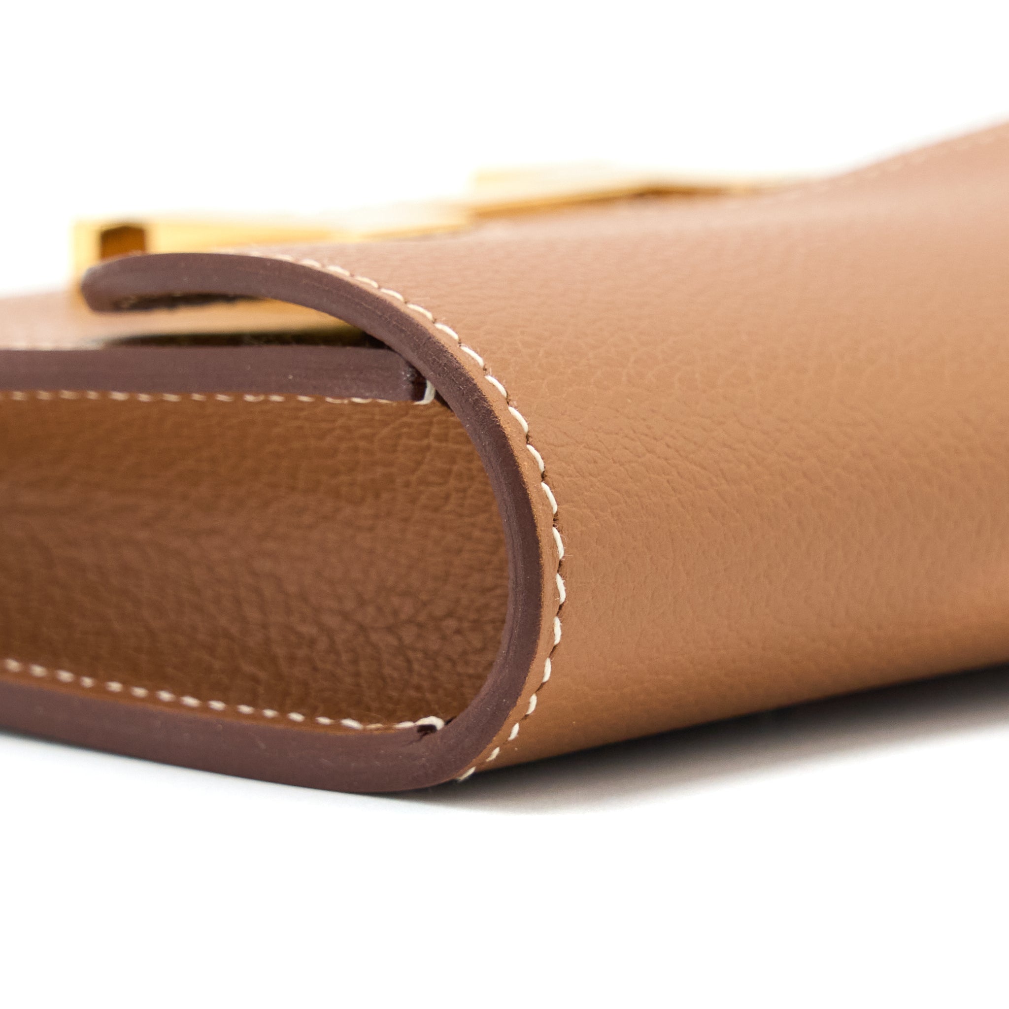 HERMES CONSTANCE SLIM EVERCOLOR GOLD GHW