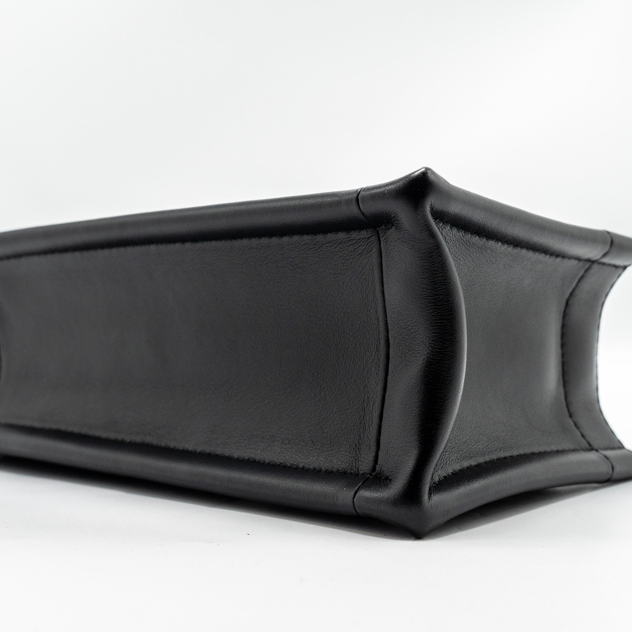 DIOR DIORAMOUR MINI DIOR BOOK TOTE MACROCANNAGE CALFKSIN BLACK LGHW