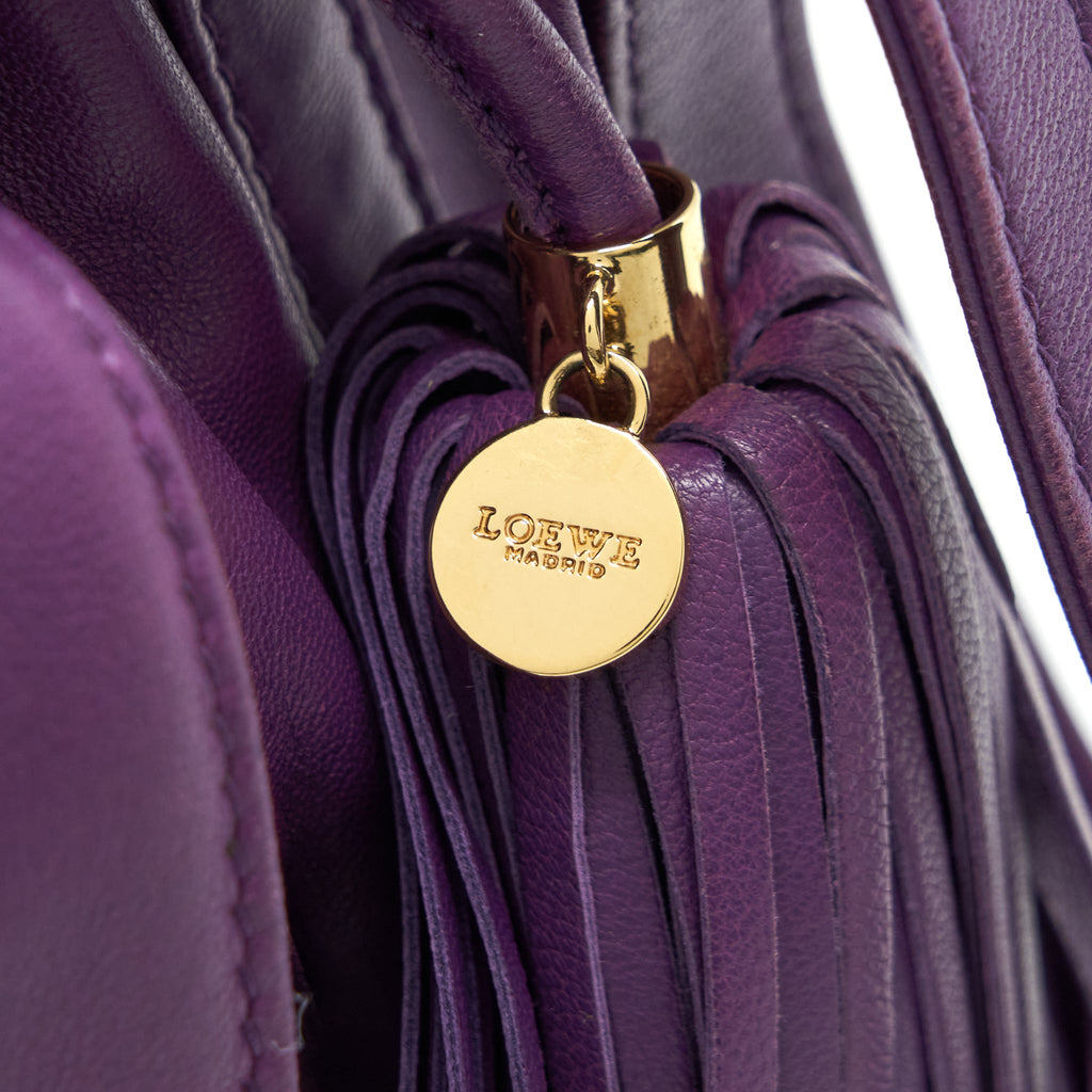 LOEWE FLAMENCO BAG PURPLE GHW