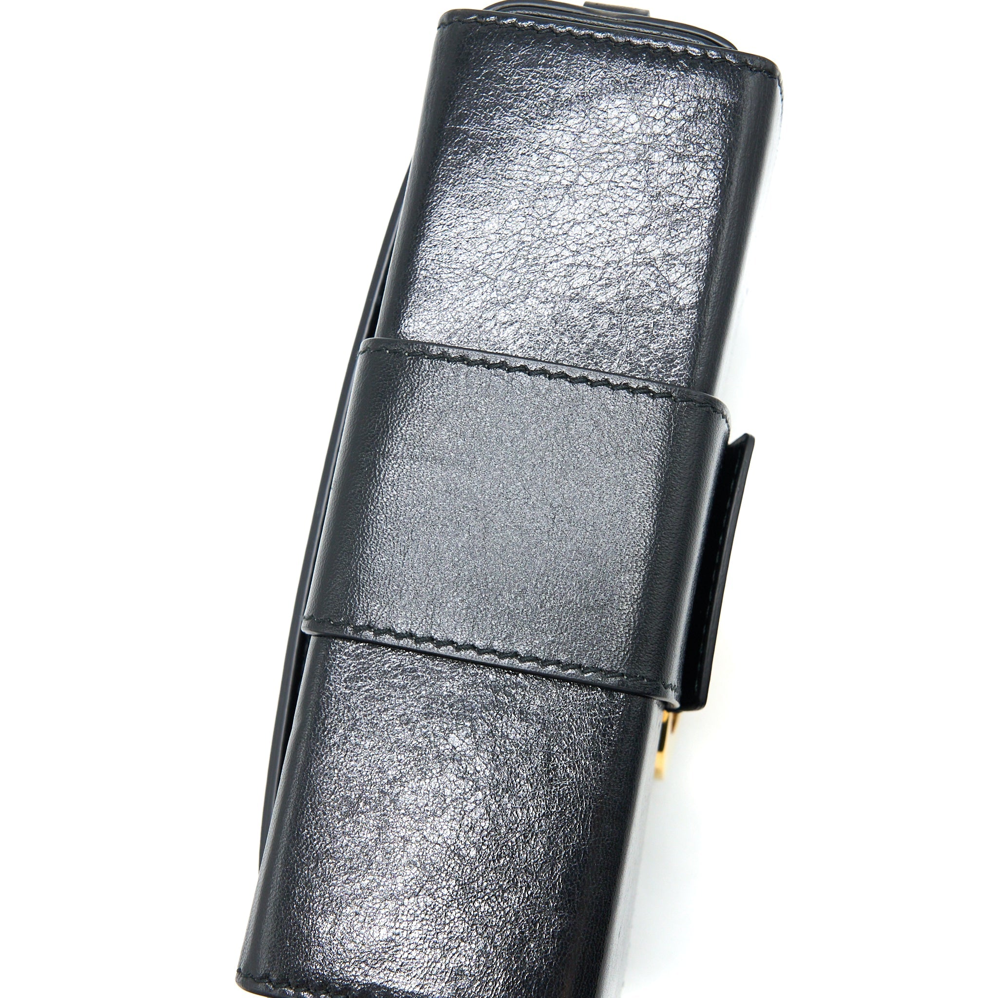 DIOR 30 MONTAIGNE MINI BOX BAG LAMBSKIN BLACK GHW
