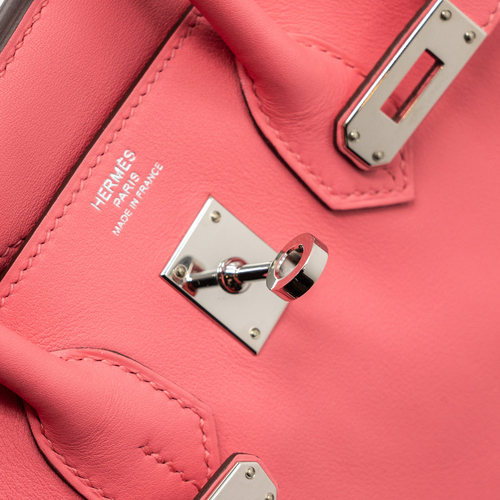 HERMES BIRKIN 25 SWIFT 8W ROSE AZALEE SHW