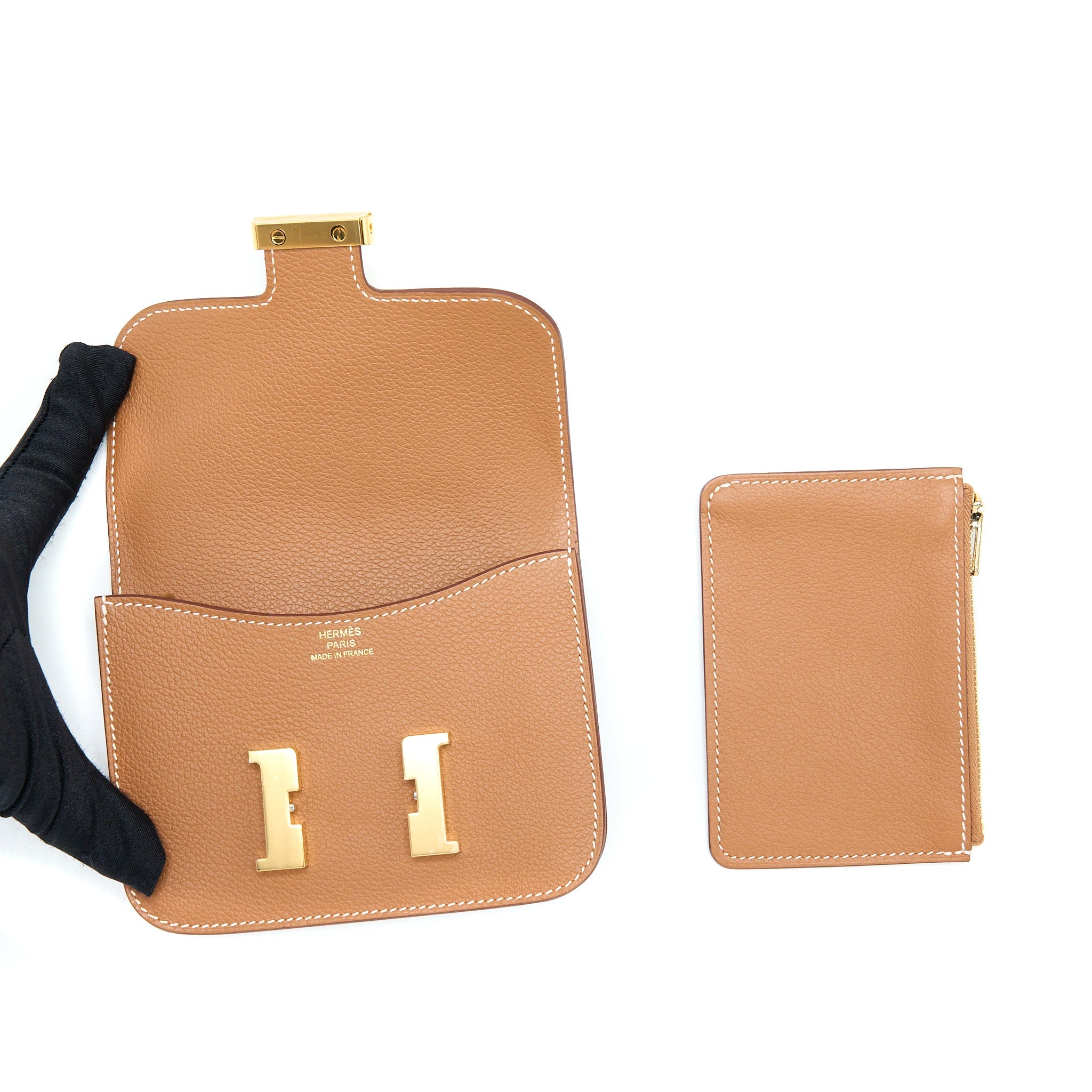 HERMES CONSTANCE SLIM EVERCOLOR GOLD GHW