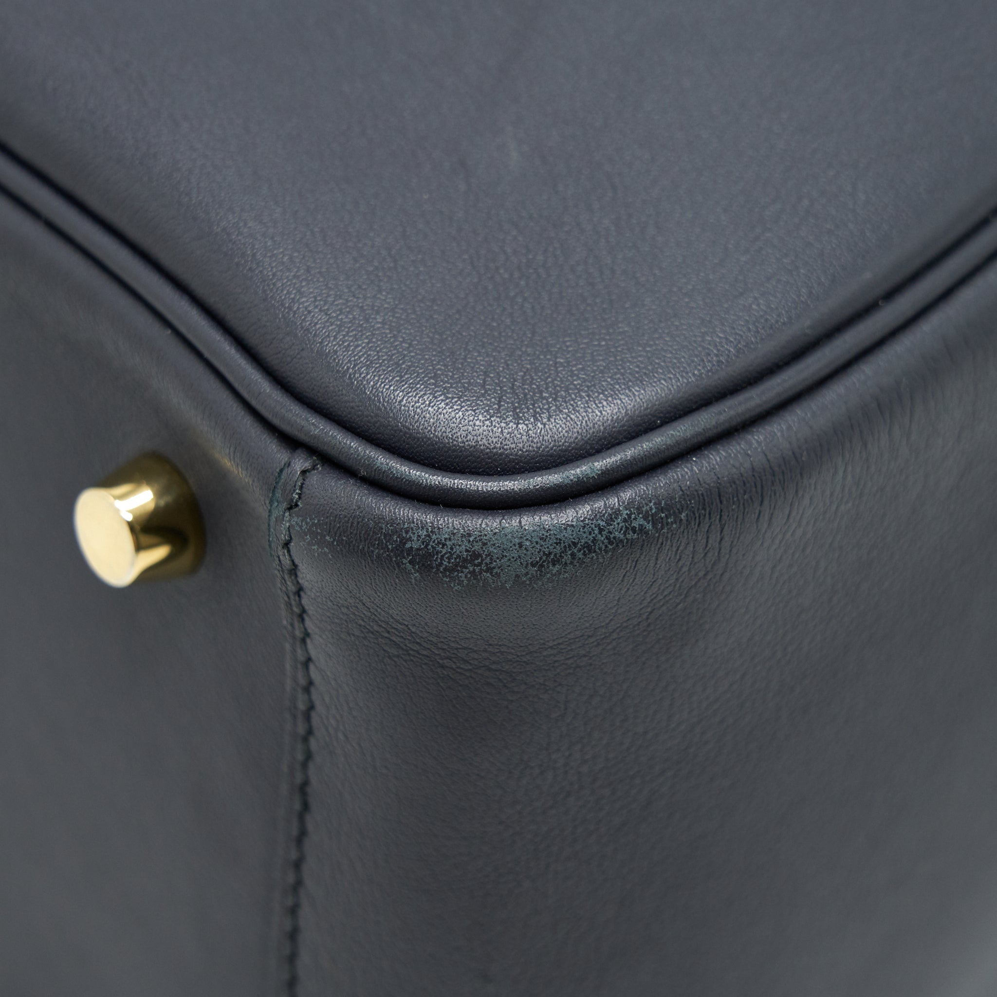 HERMES LINDY 26 SWIFT NAVY AND ORANGE GHW