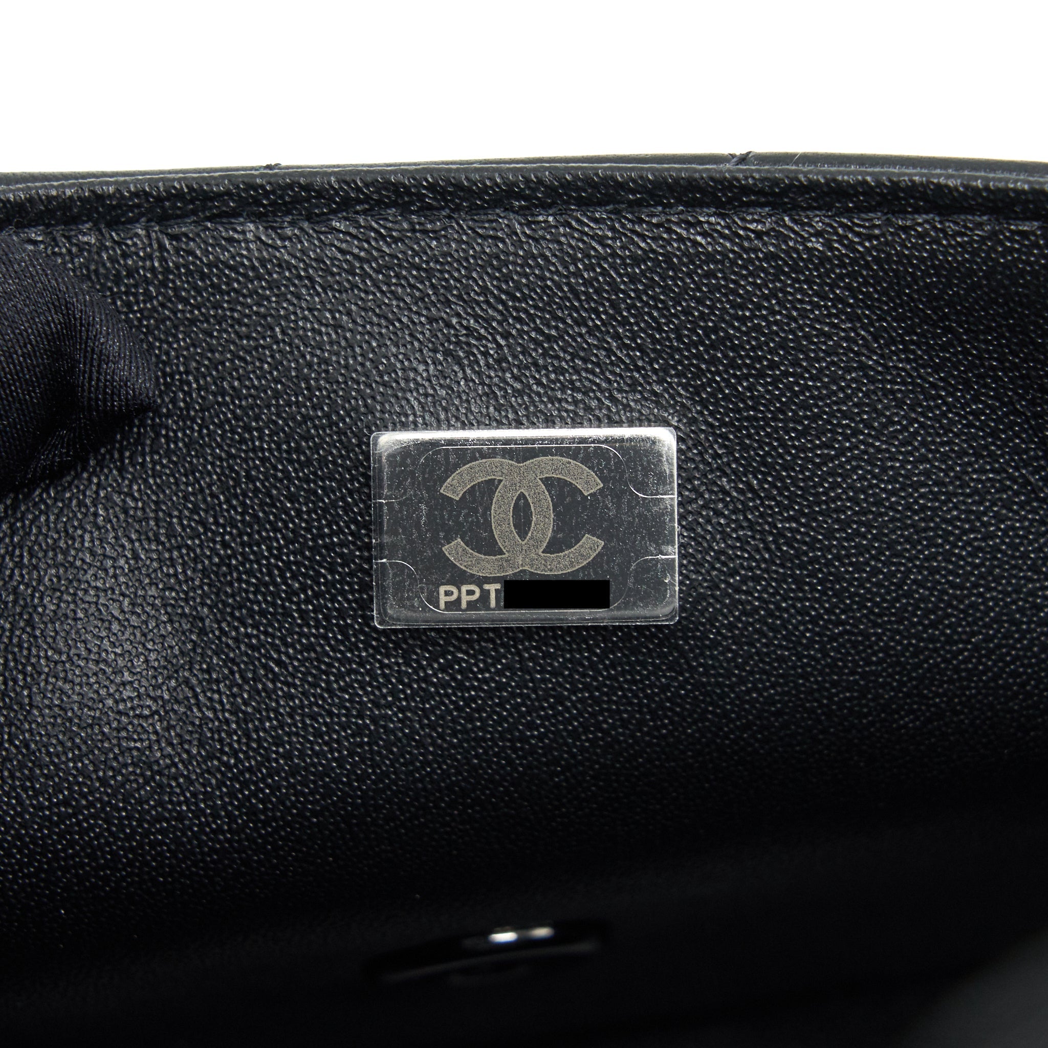CHANEL MINI RECTANGULAR LAMBSKIN BLACK SO BLACK