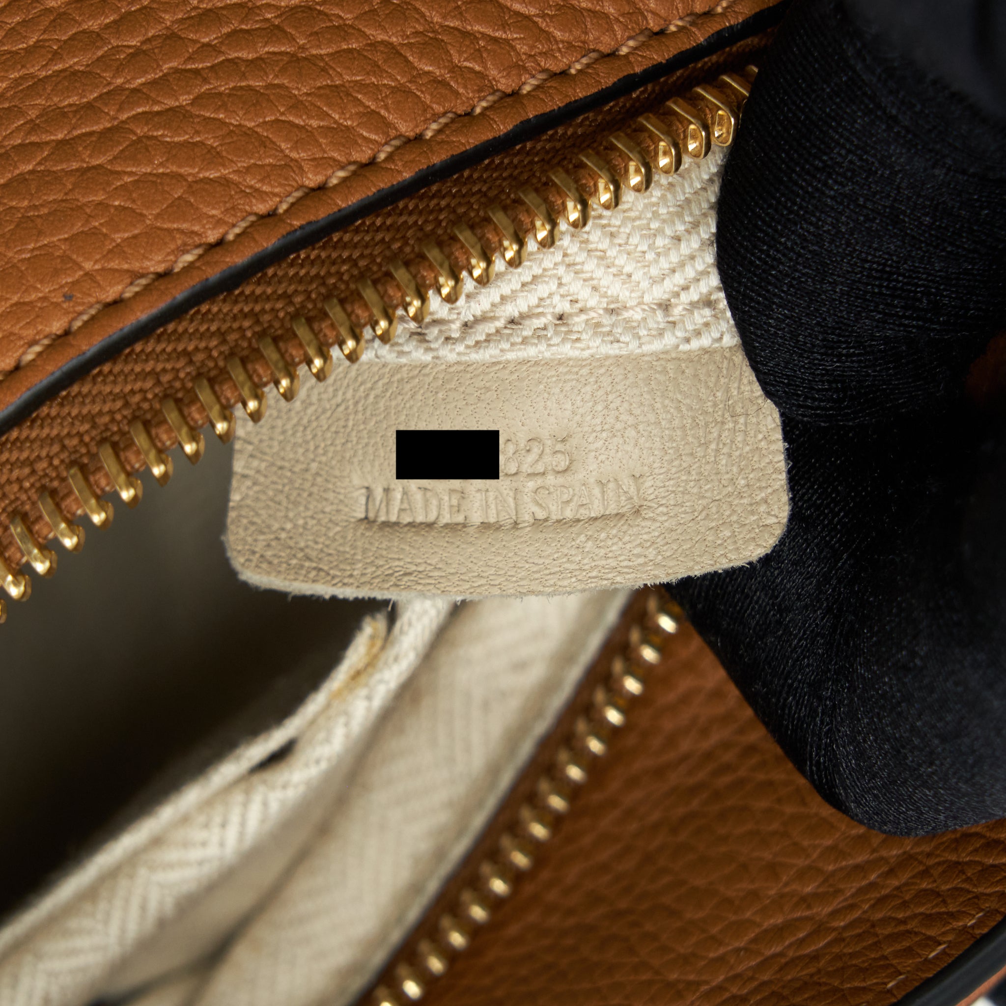 LOEWE SMALL PUZZLE BAG SOFT GRAINED CALF TAN GHW