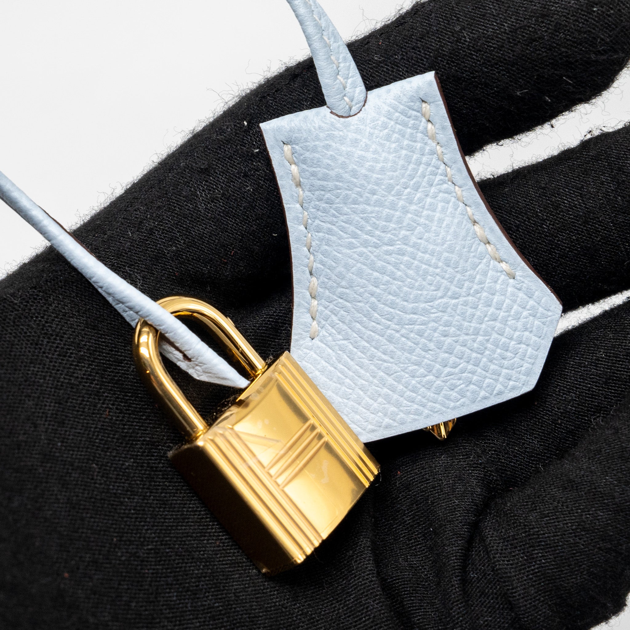 HERMES KELLY 25 EPSOM BLUE BRUME GHW