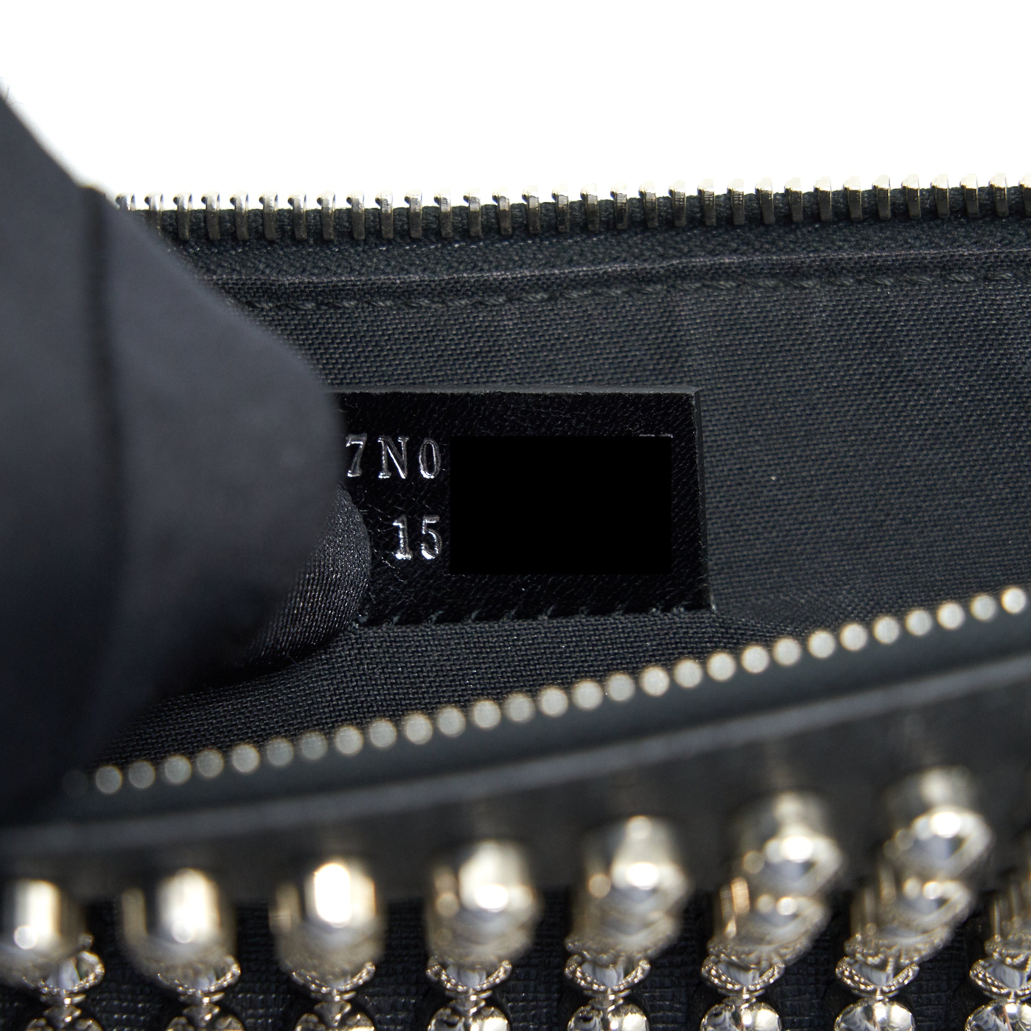 FENDI STUDDED UNISEX MONSTER CLUTCH