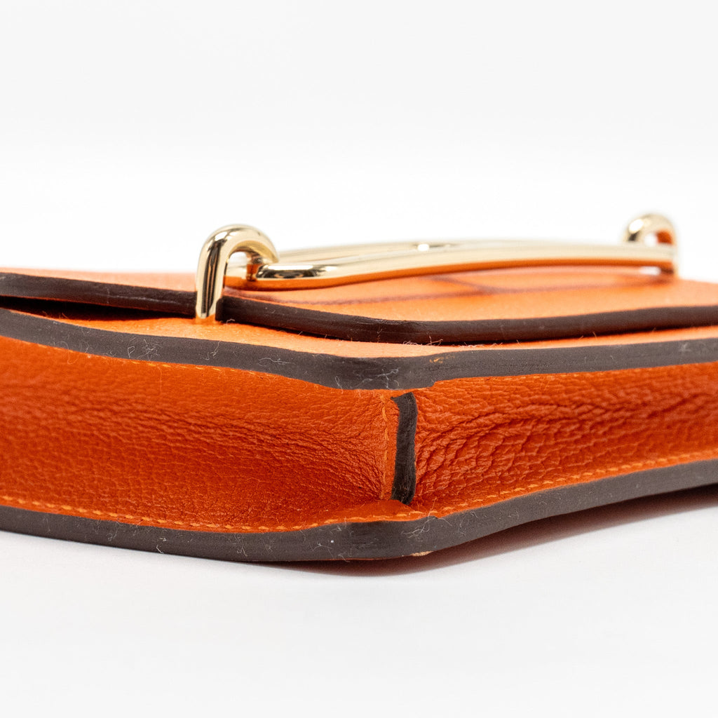 HERMES ROULIS SLIM EVERCOLOR ORANGE GHW